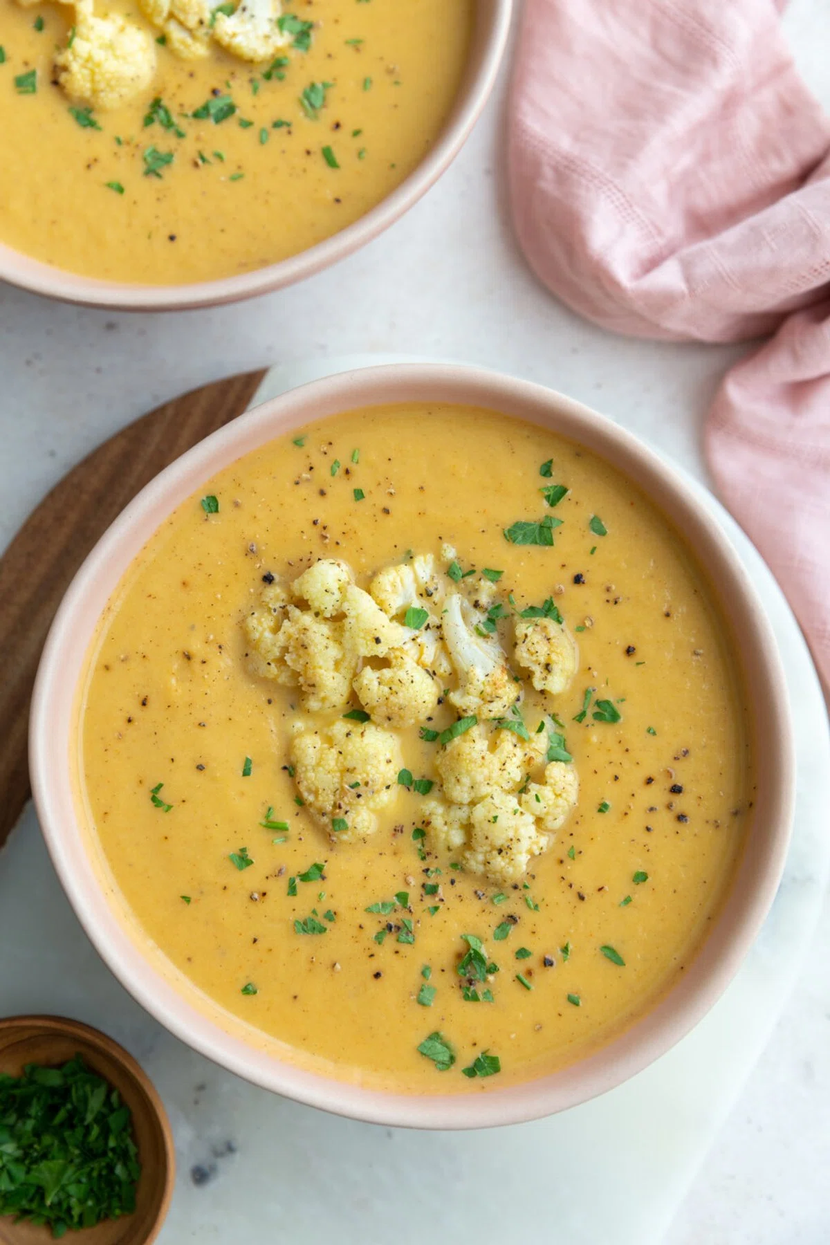 Roasted Cauliflower Soup