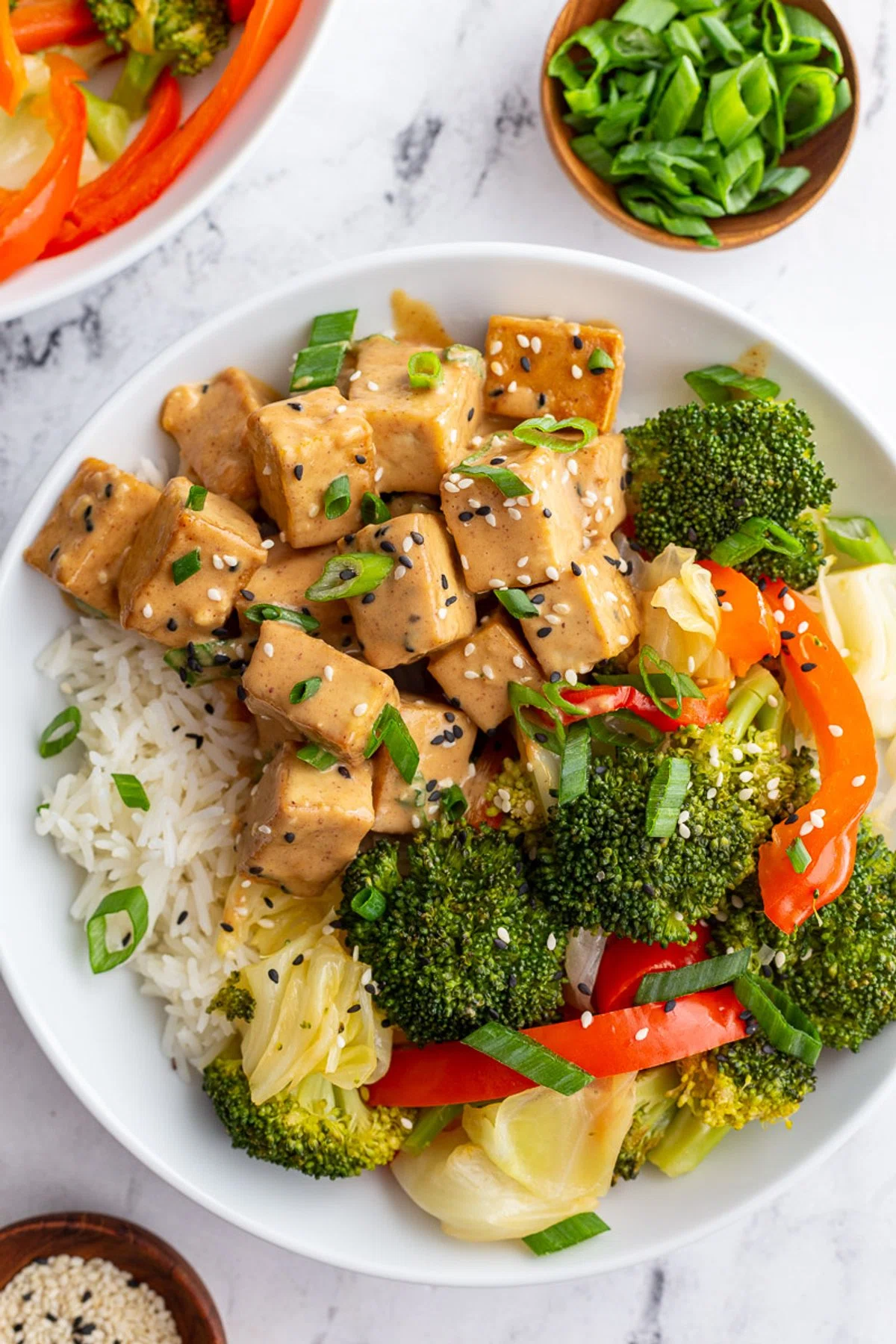 Peanut Sauce Tofu