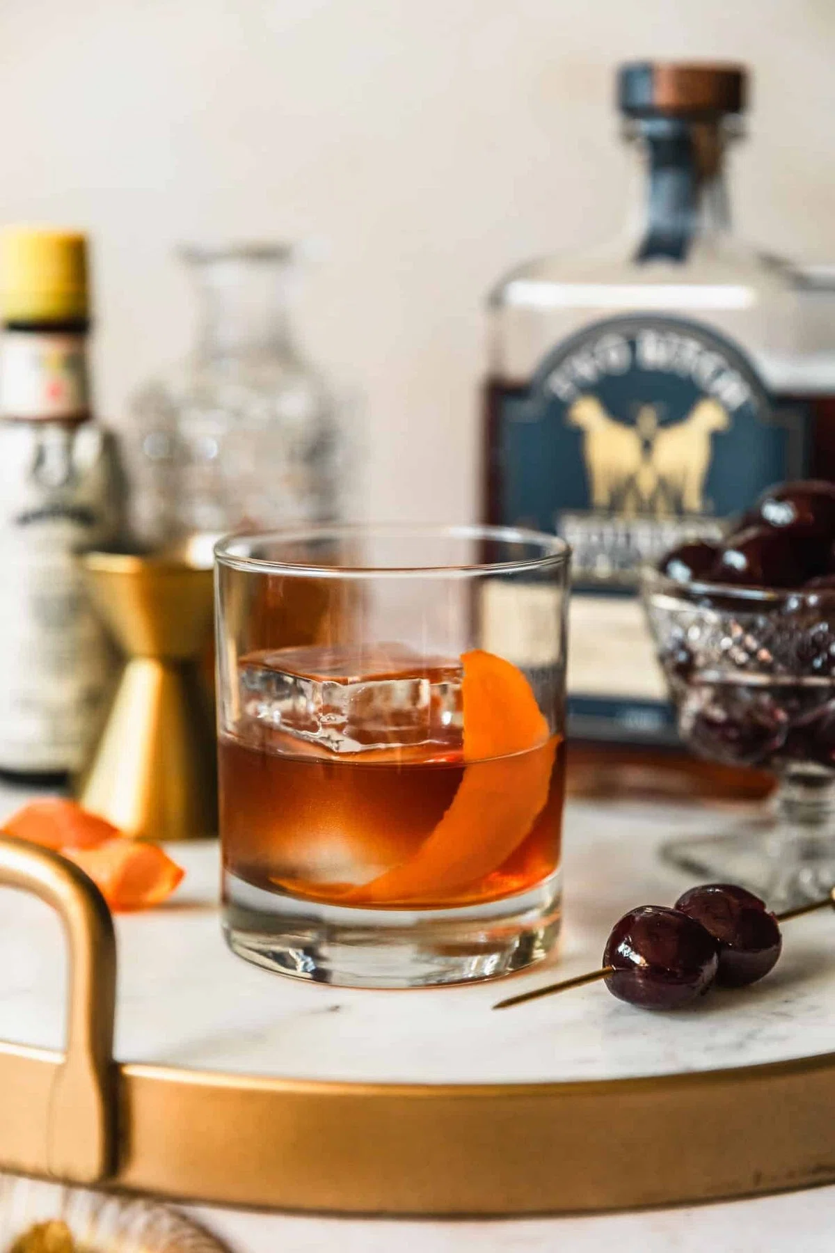 Freezer Door Old Fashioned with Bourbon