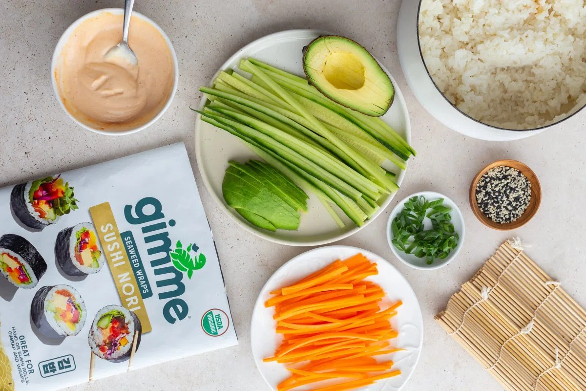 Cucumber Rolls (Easy Vegan Sushi Rolls)