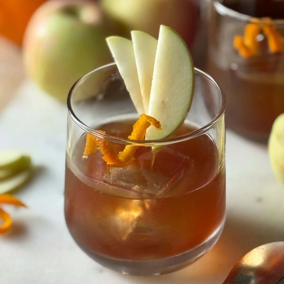 Apple Cider Old Fashioned Cocktail