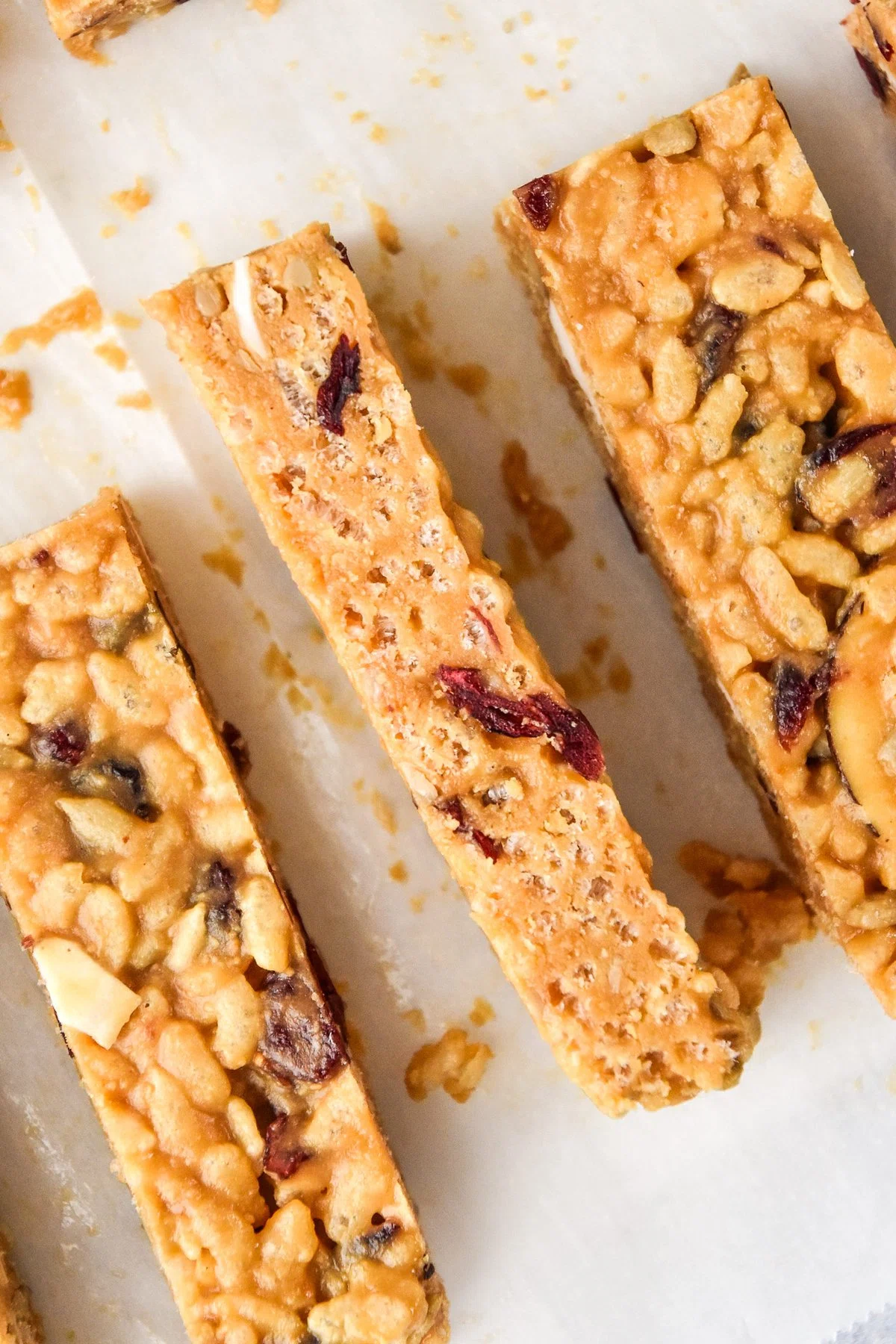 Peanut Butter Rice Krispie Breakfast Bars