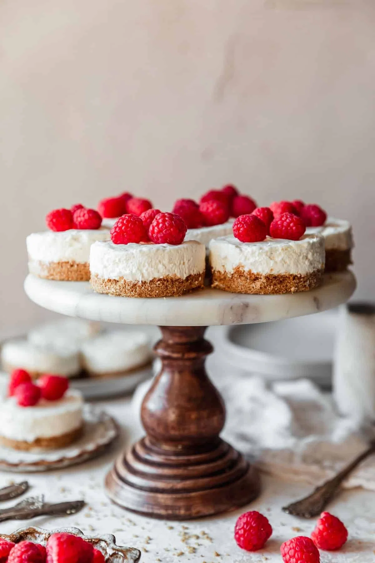 No Bake Mini Cheesecakes