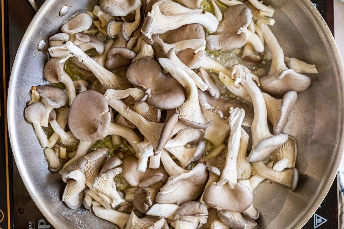 Garlic Butter Oyster Mushrooms