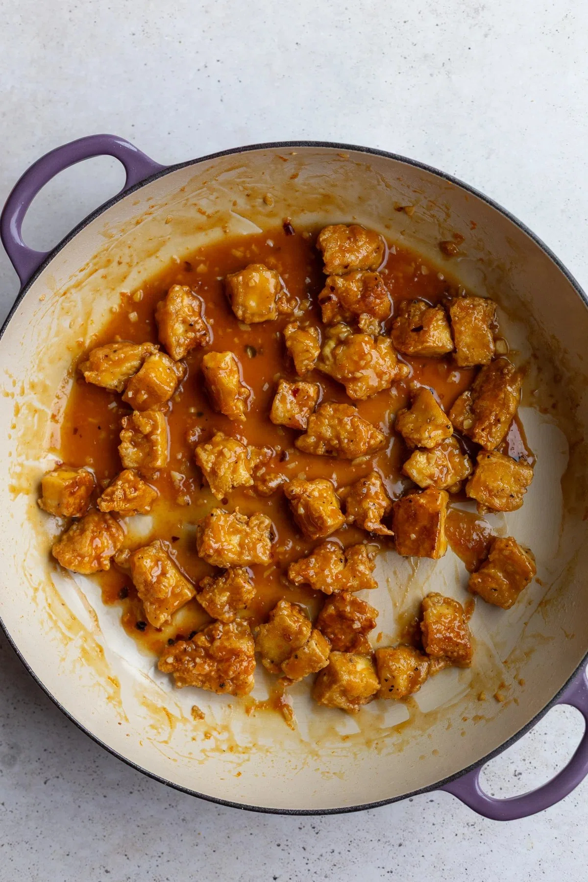 Crispy Orange Tofu (vegan)