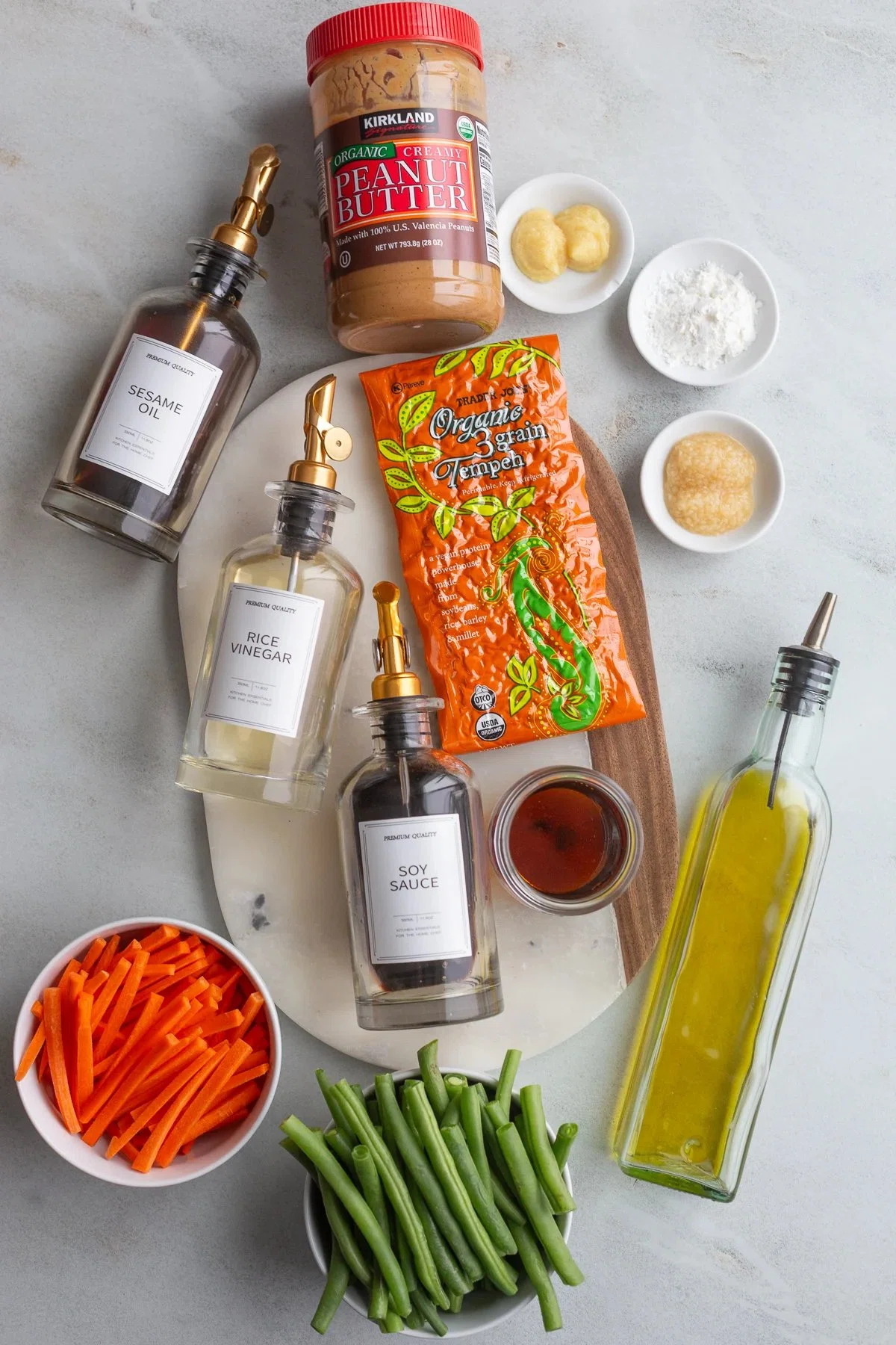 Sesame Ginger Tempeh Stir Fry