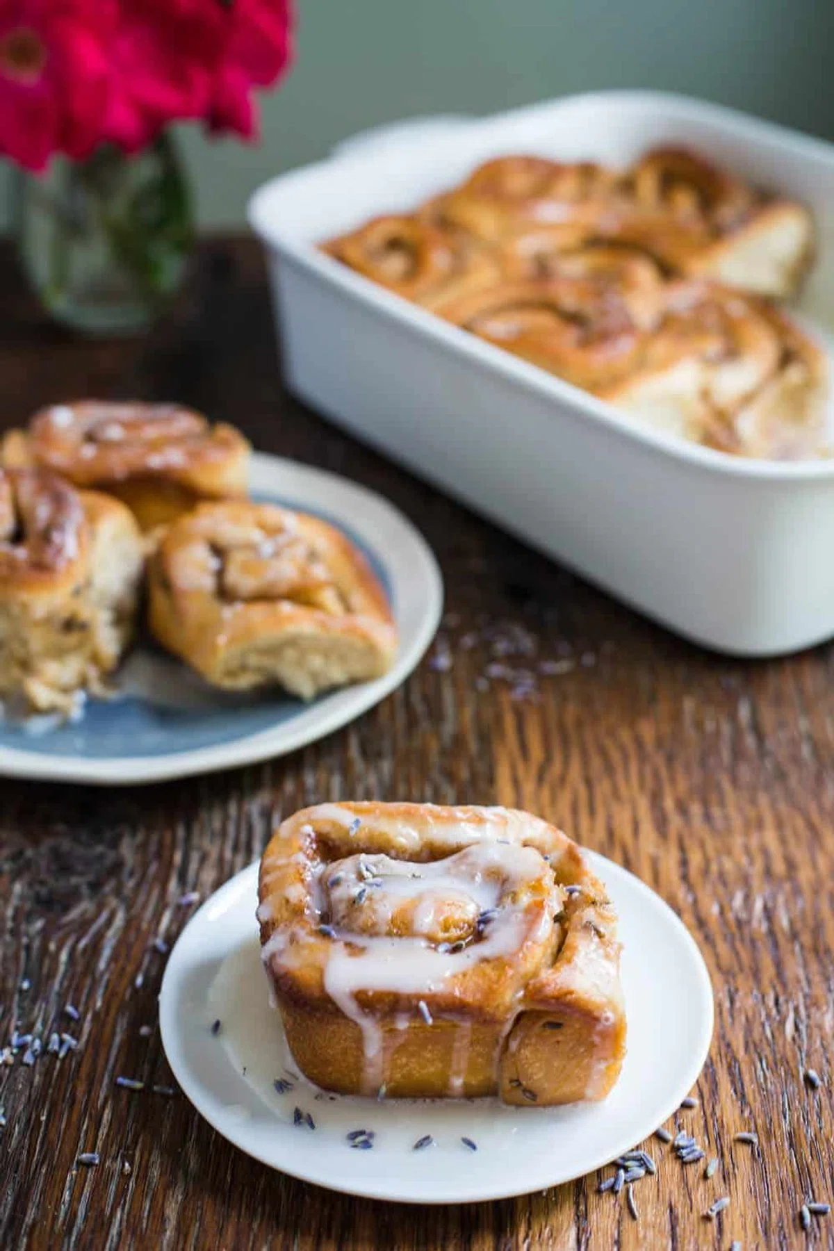 Lavender Cinnamon Rolls