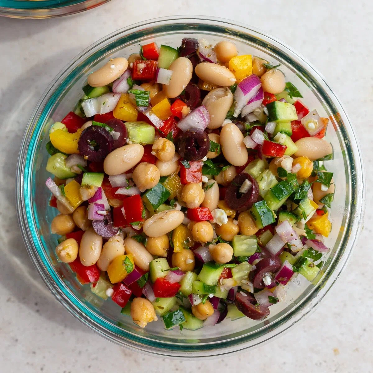 Dense Bean Salad (Protein-Packed Mediterranean Style)