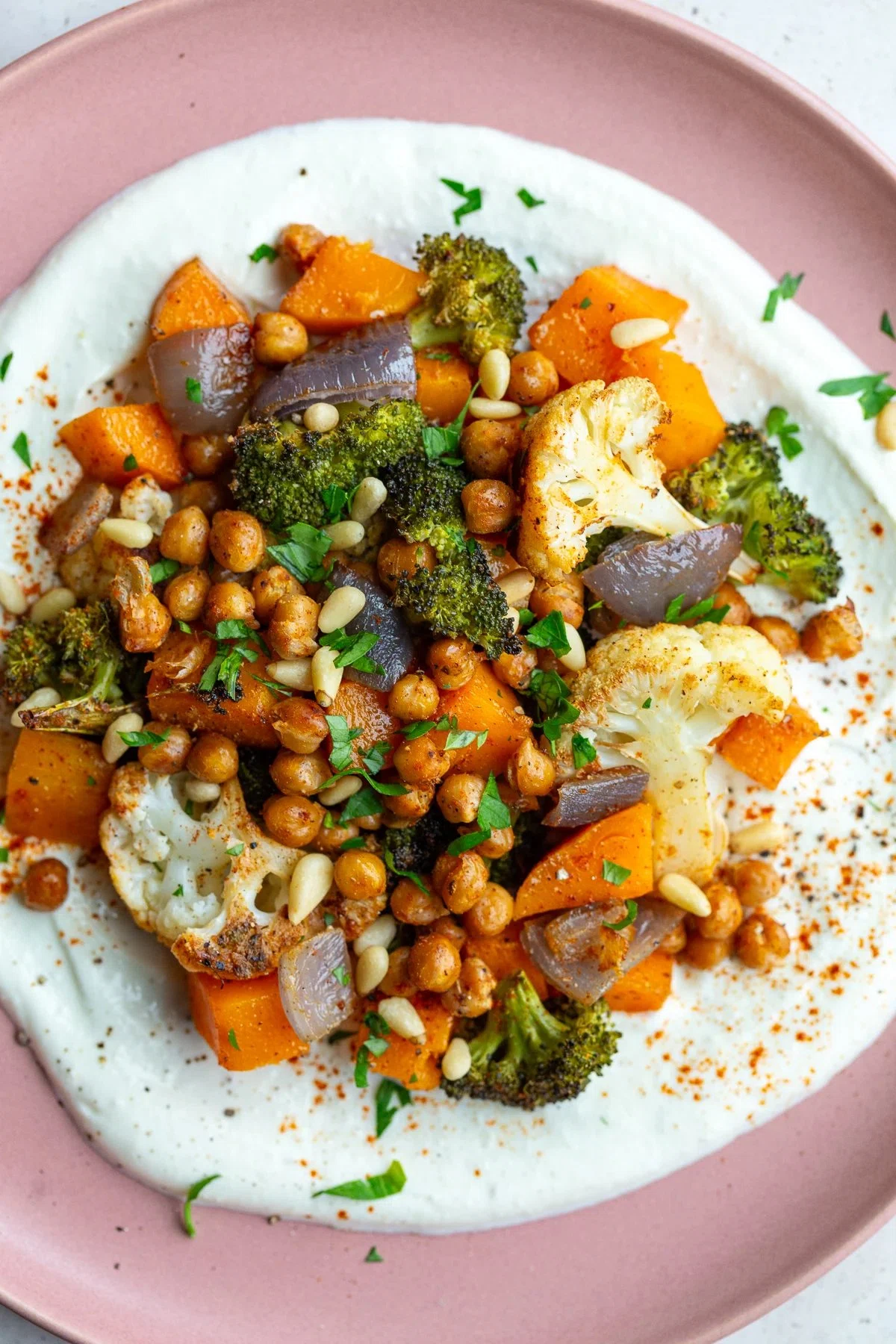 Whipped Feta Veggie Bowls