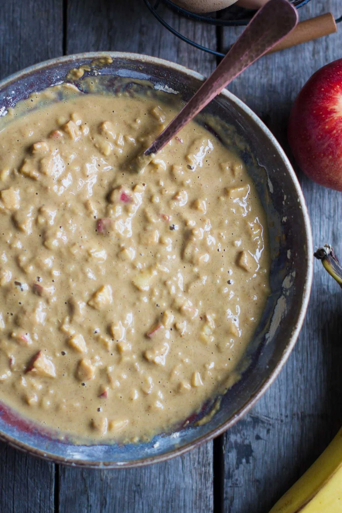 Apple Cinnamon Protein Pancakes