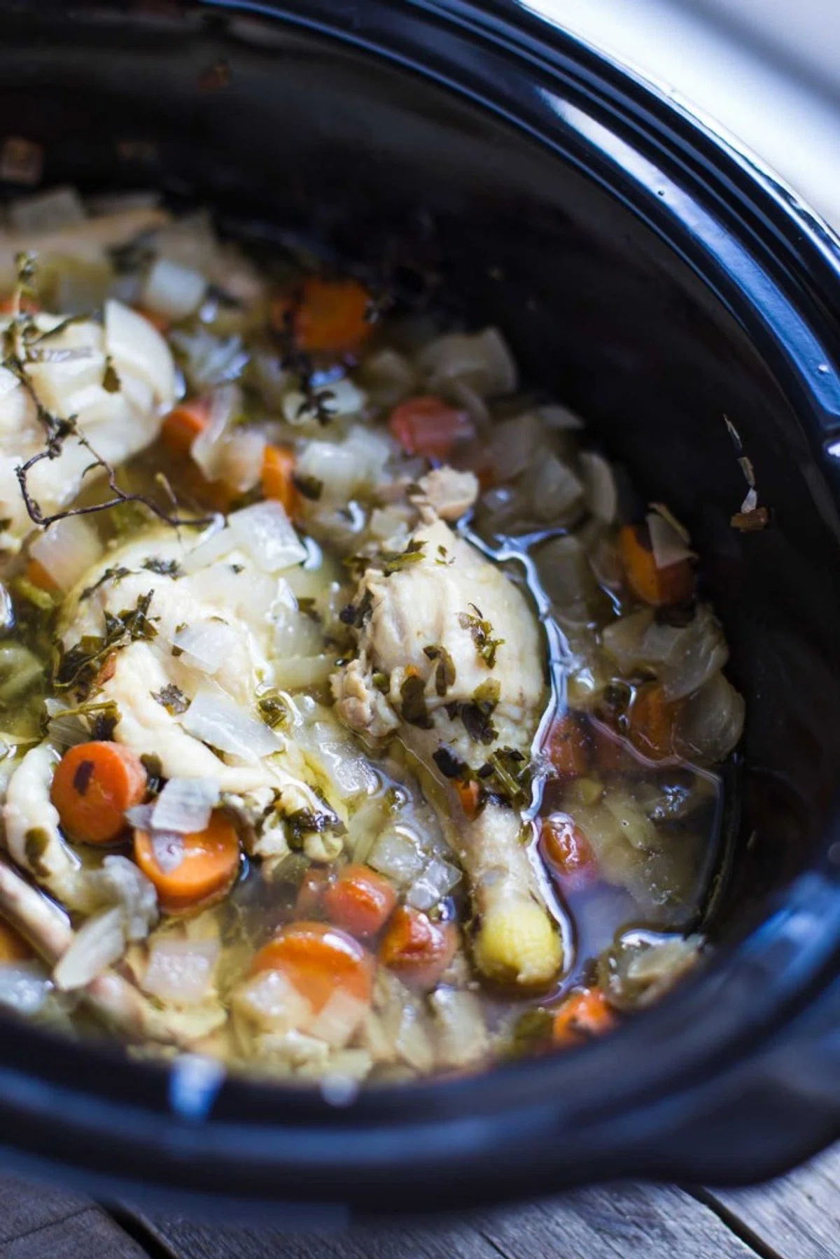 Slow Cooker Drunken Chicken