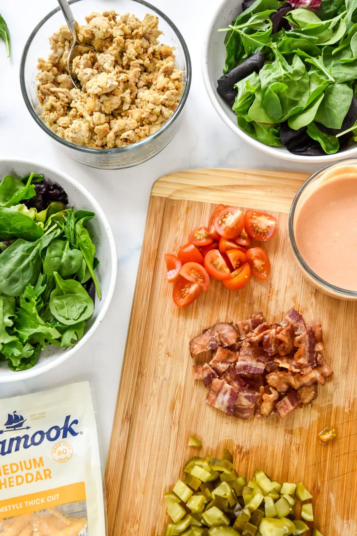 Loaded Ground Turkey Burger Salad