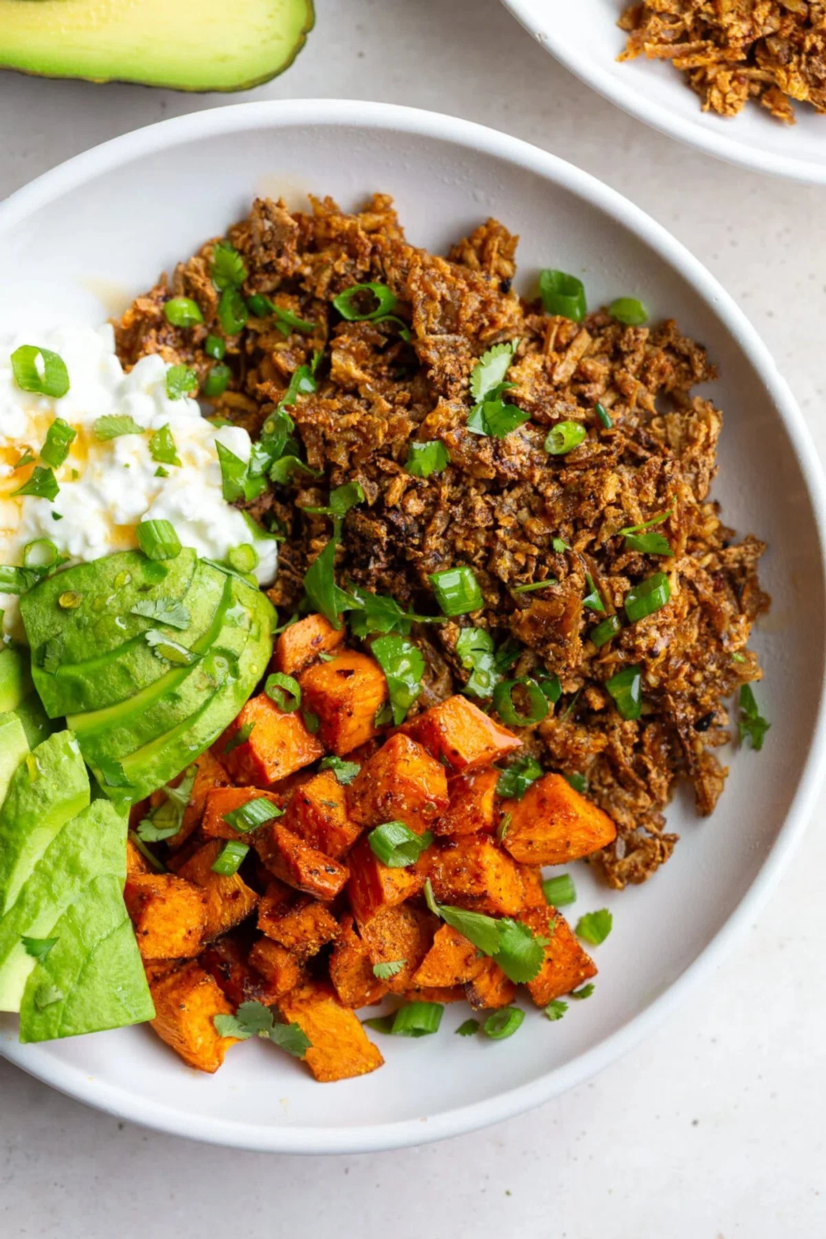 Tofu Ground Beef Bowls