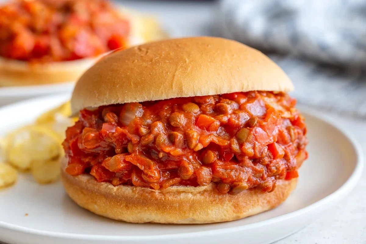Lentil Sloppy Joes (Vegan)