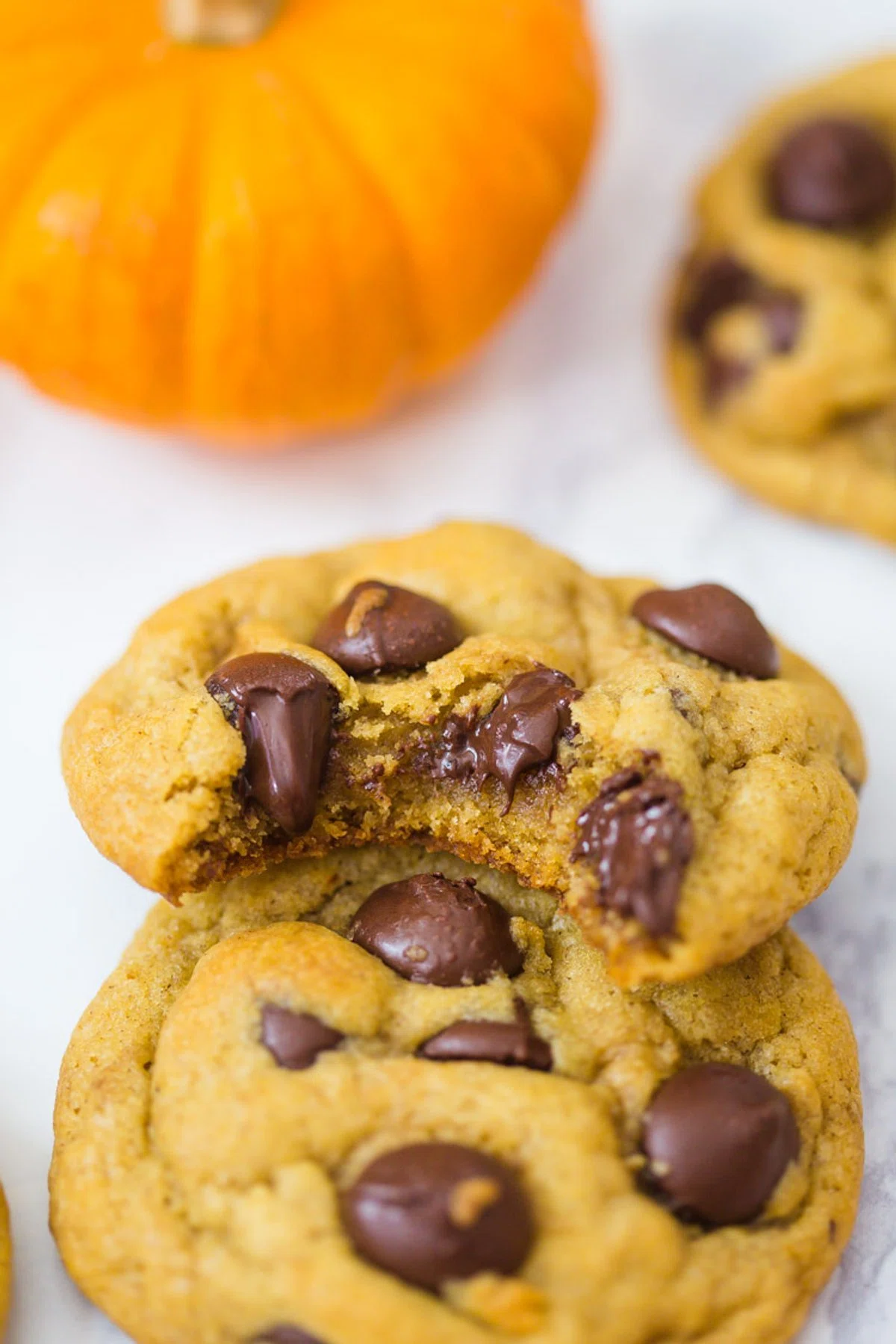 Vegan Pumpkin Chocolate Chip Cookies