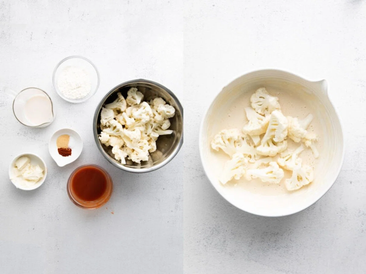 Air Fryer Buffalo Cauliflower