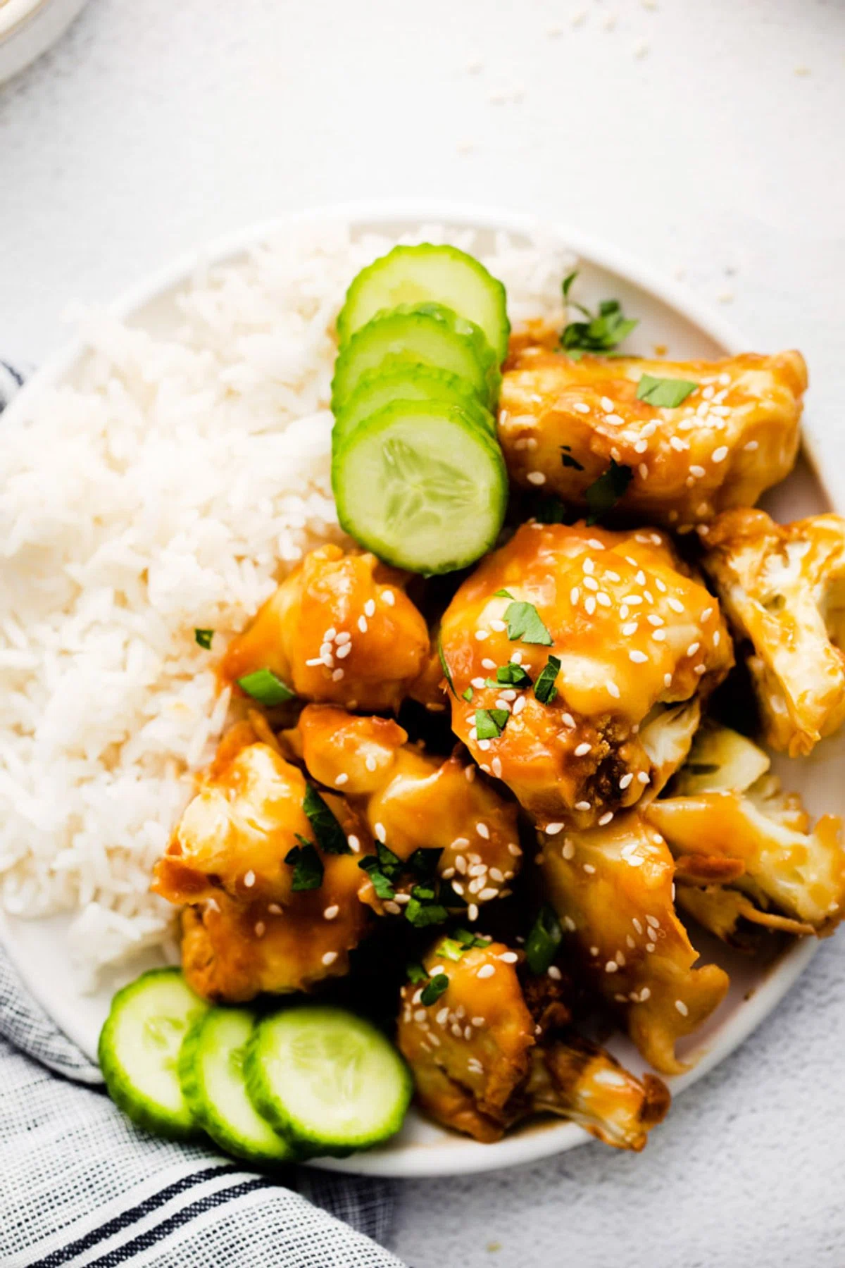 Easy Sesame Cauliflower