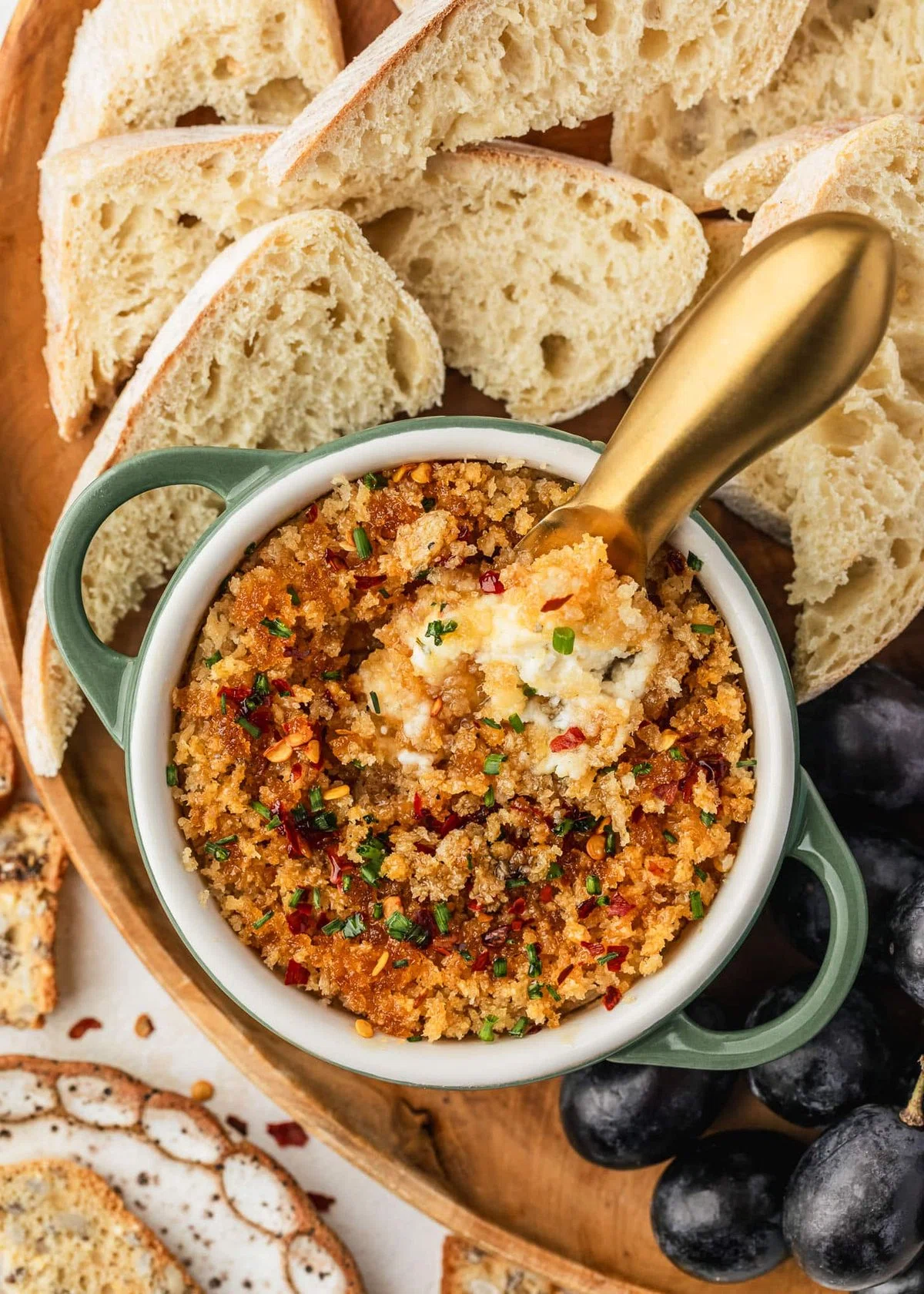 Crispy Baked Boursin Cheese (No Dredging!)