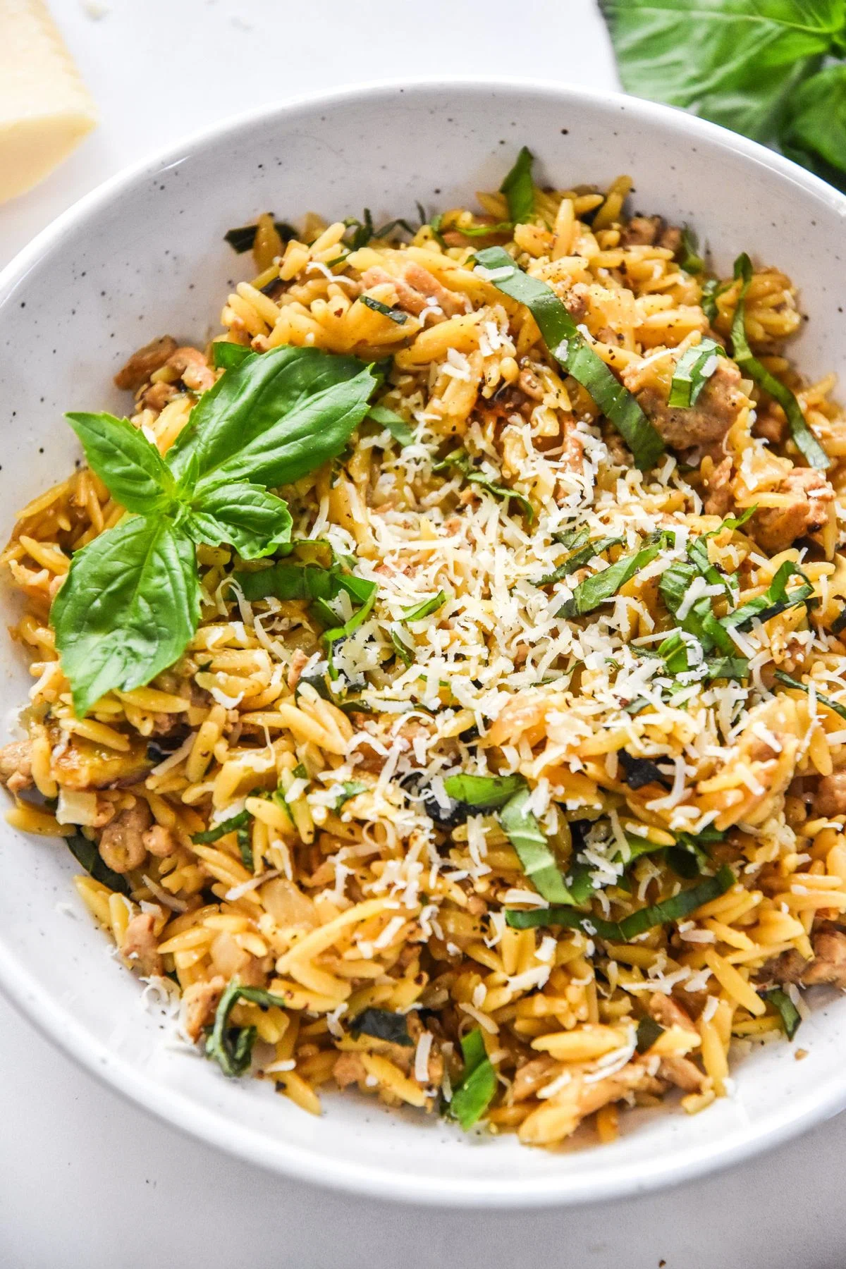Ground Turkey Zucchini Orzotto