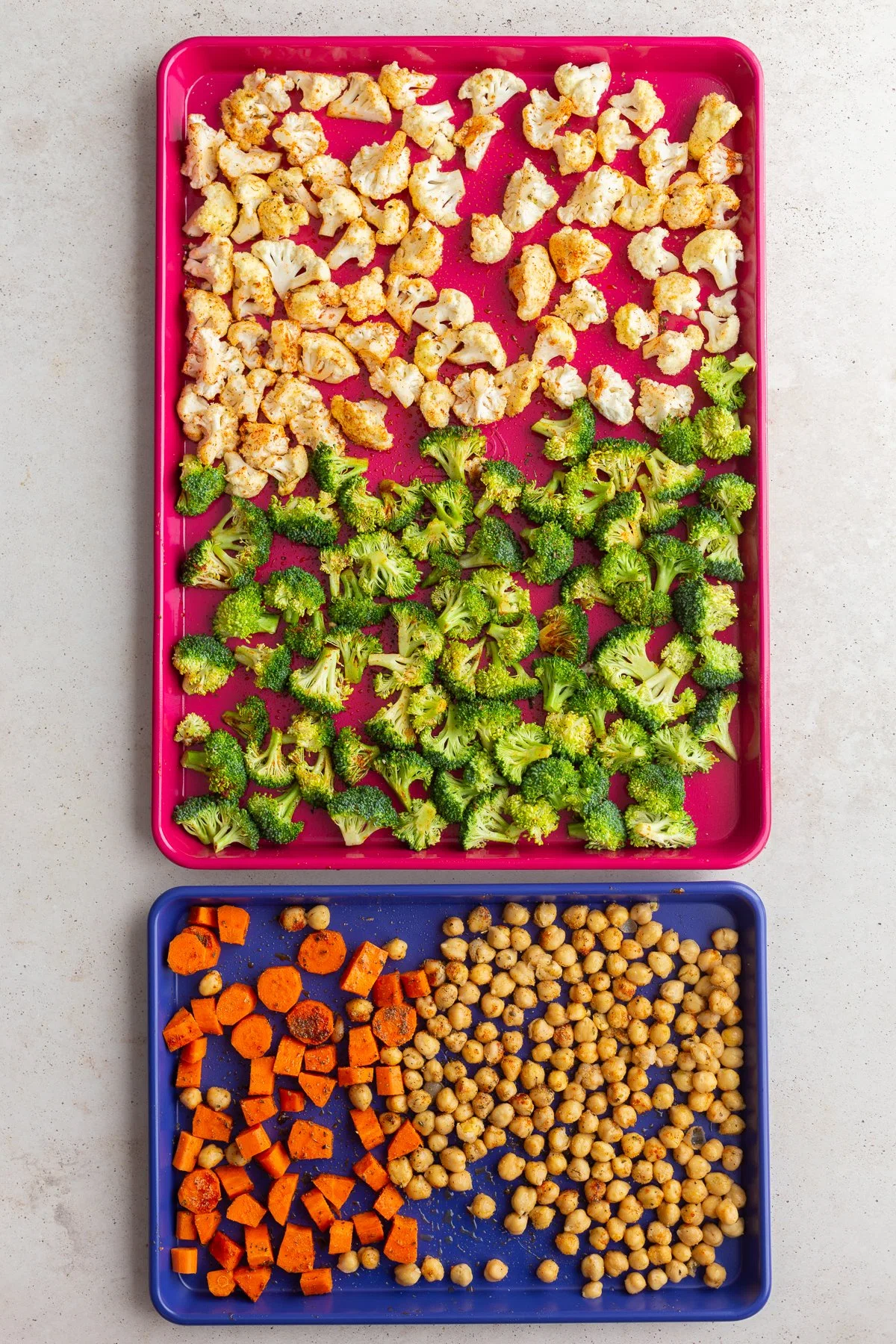Roasted Veggie Chimichurri Bowls