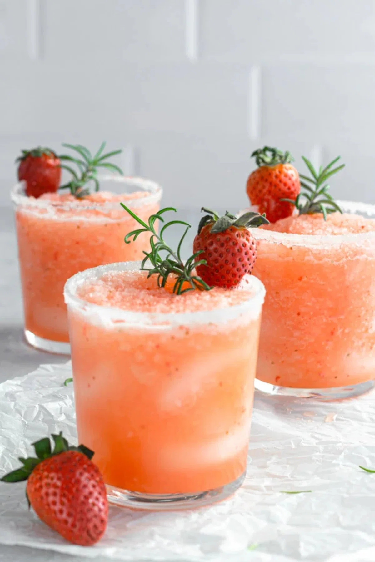 Strawberry Salty Dog Cocktail
