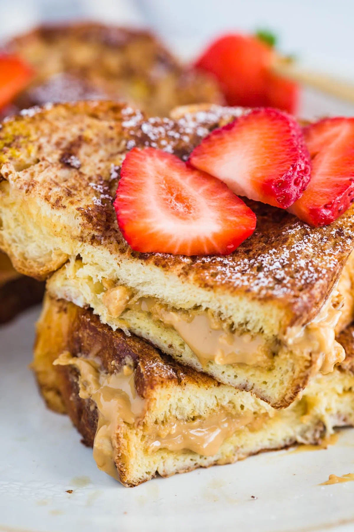 Almond Butter Stuffed French Toast