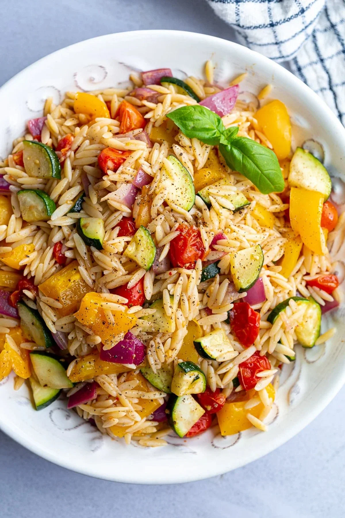 Roasted Vegetable Pasta Salad