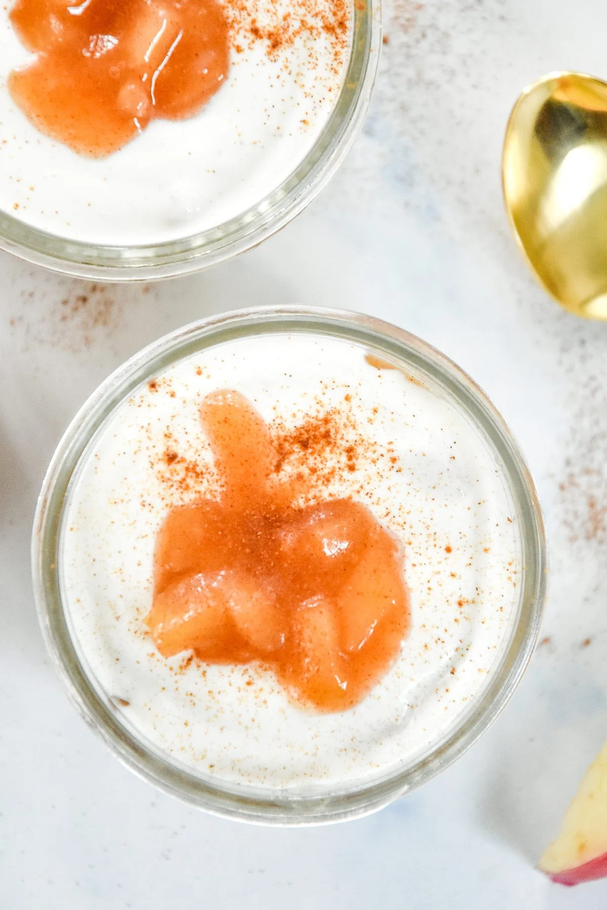 Cinnamon Apple Whipped Yogurt Cups