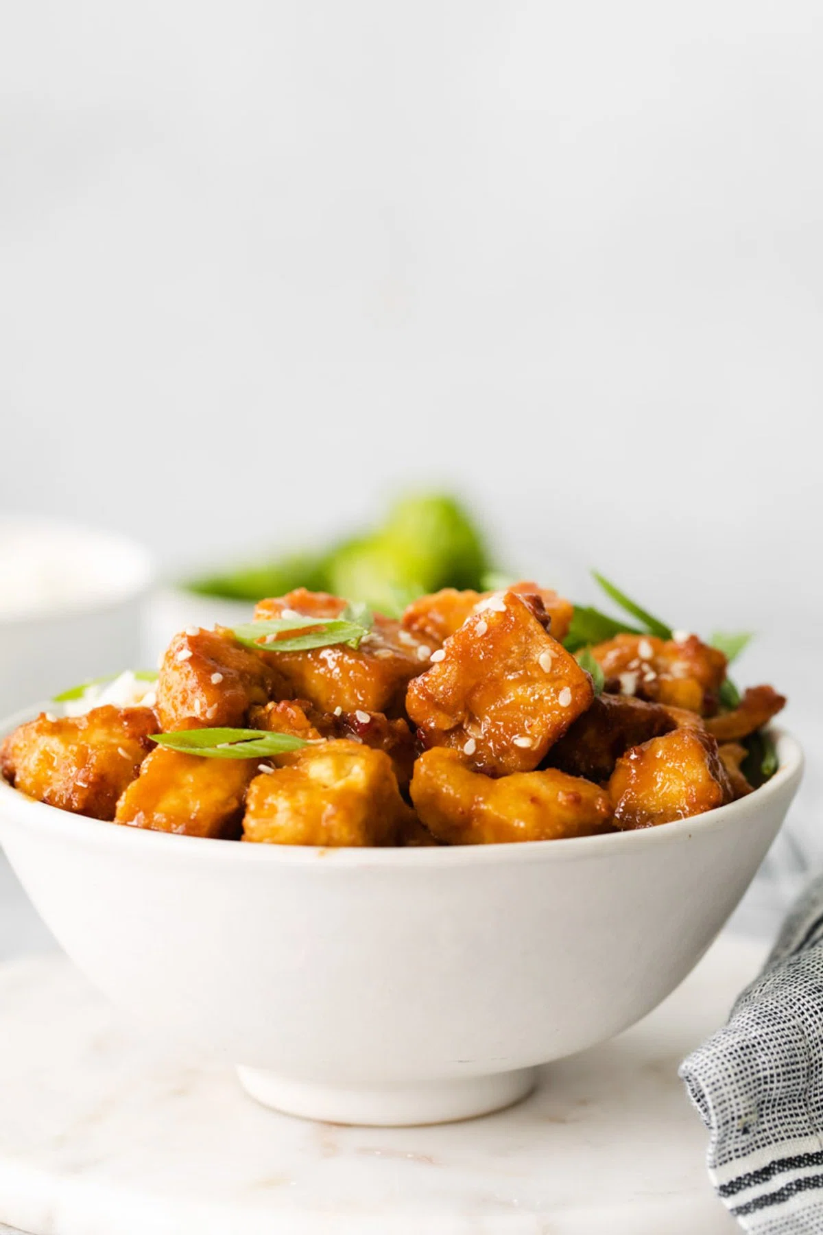 Air Fryer Spicy Tofu