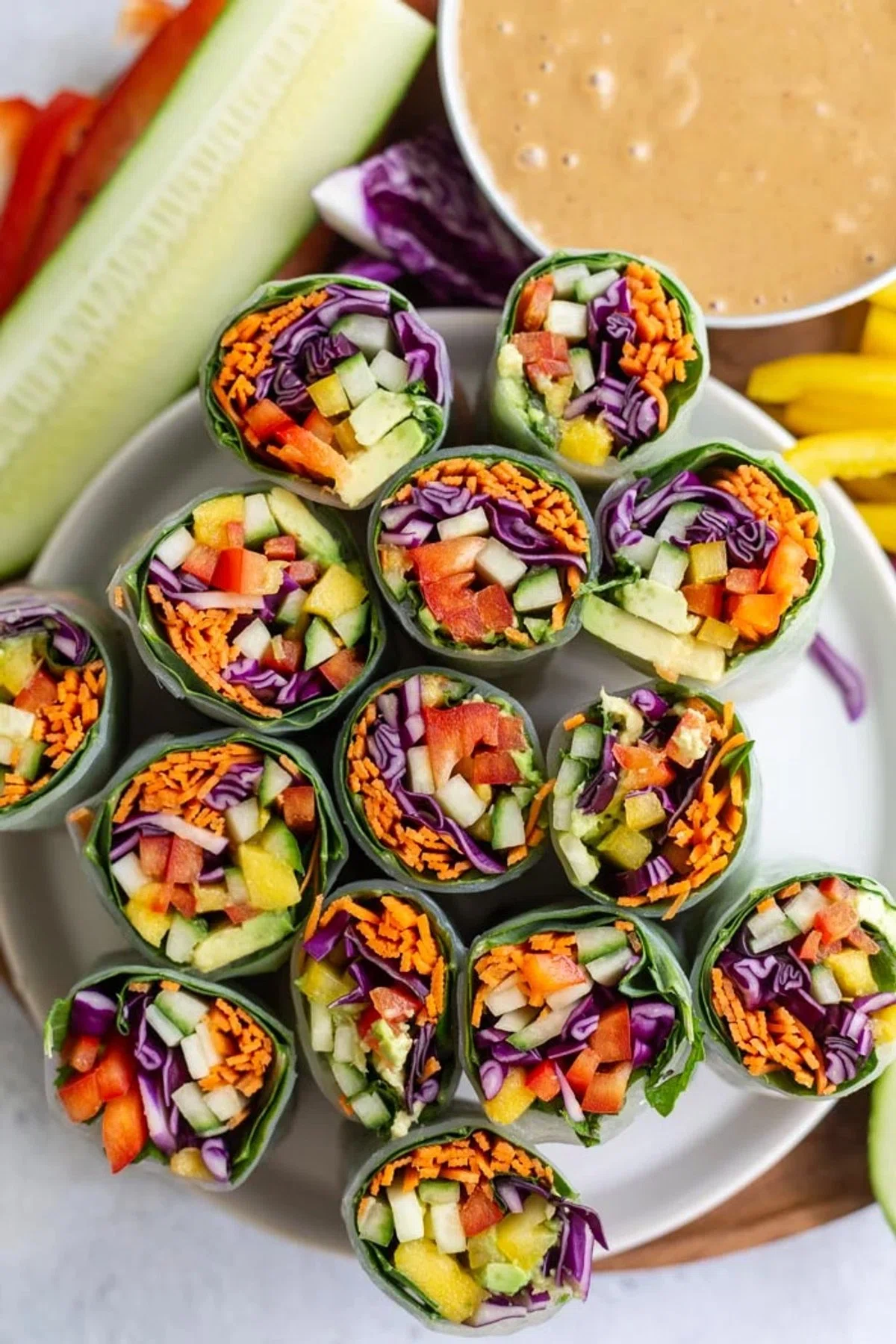 Easy Summer Rolls (Vegan)