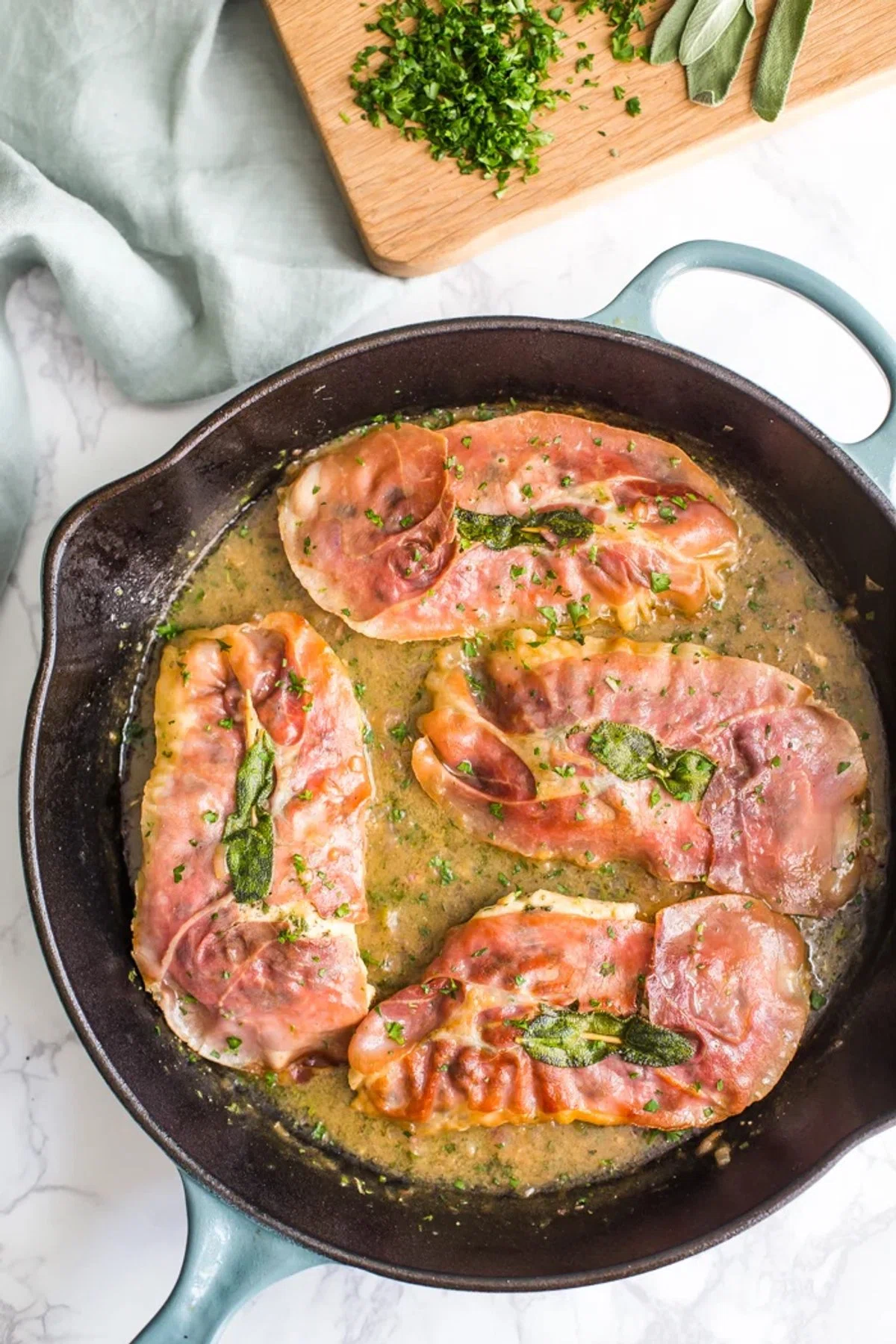 Easy Chicken Saltimbocca