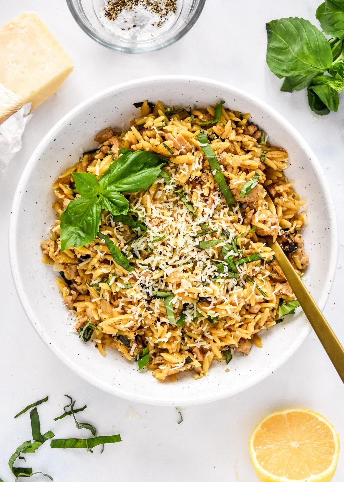 Ground Turkey Zucchini Orzotto