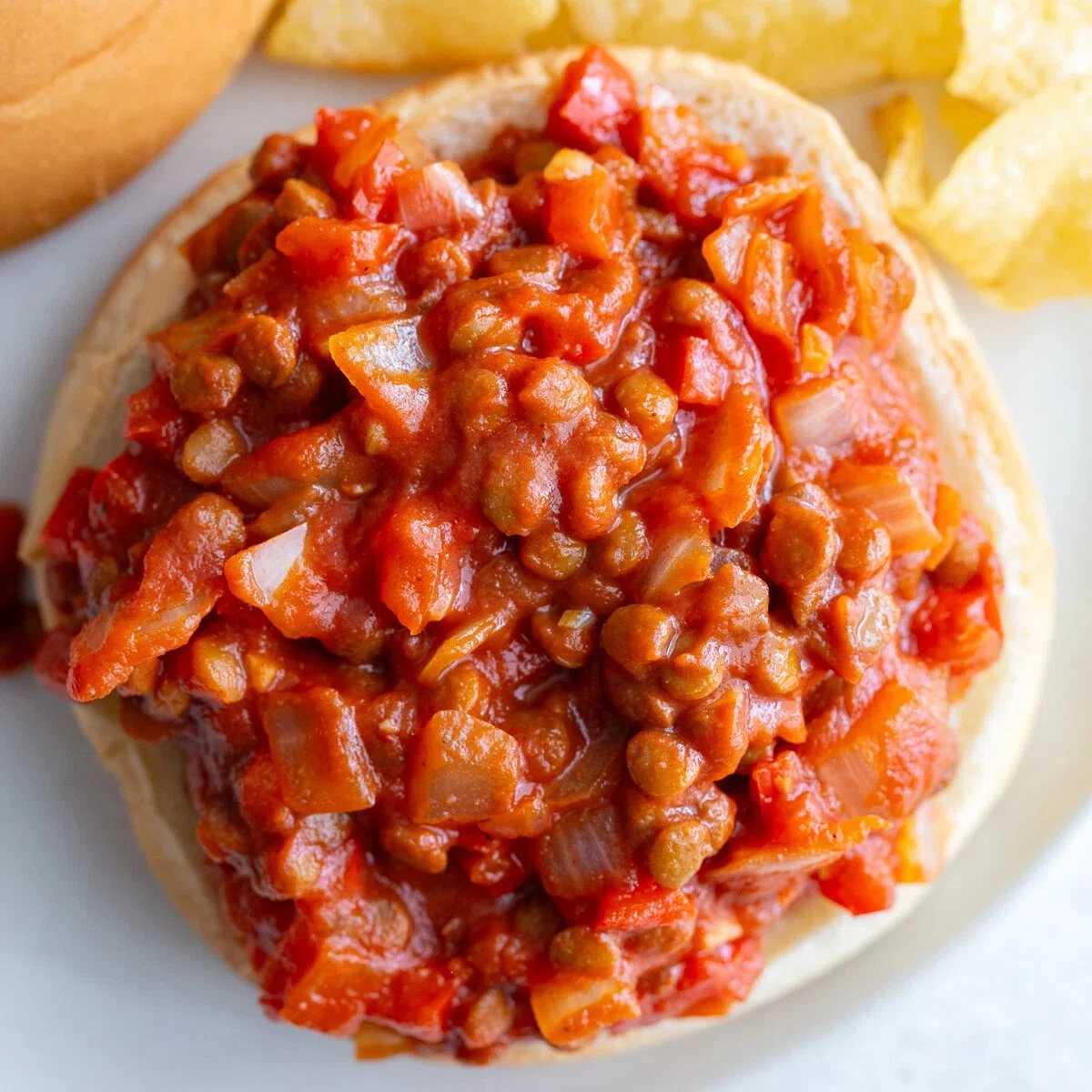 Lentil Sloppy Joes (Vegan)