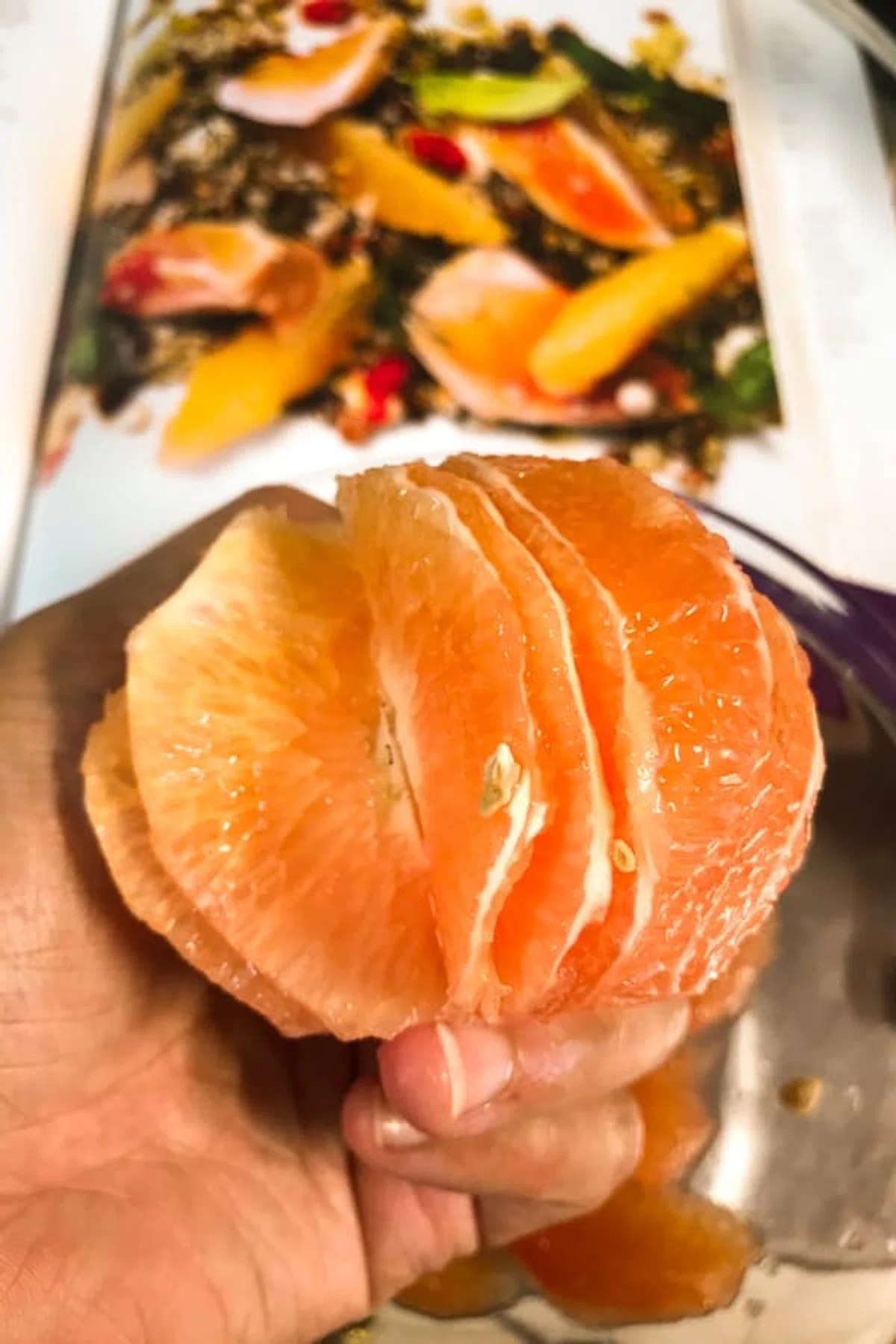 Poached Salmon, Grains, Grapefruit, and Chile – Tyler Florence Style