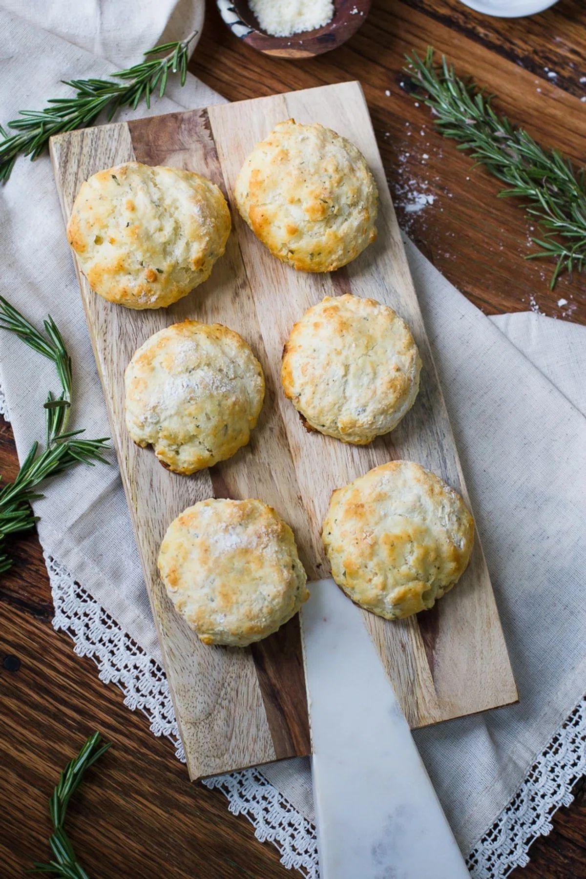 Rosemary Parmesan Buttermilk Biscuits
