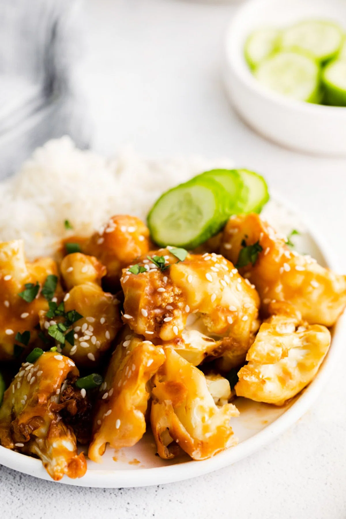 Easy Sesame Cauliflower