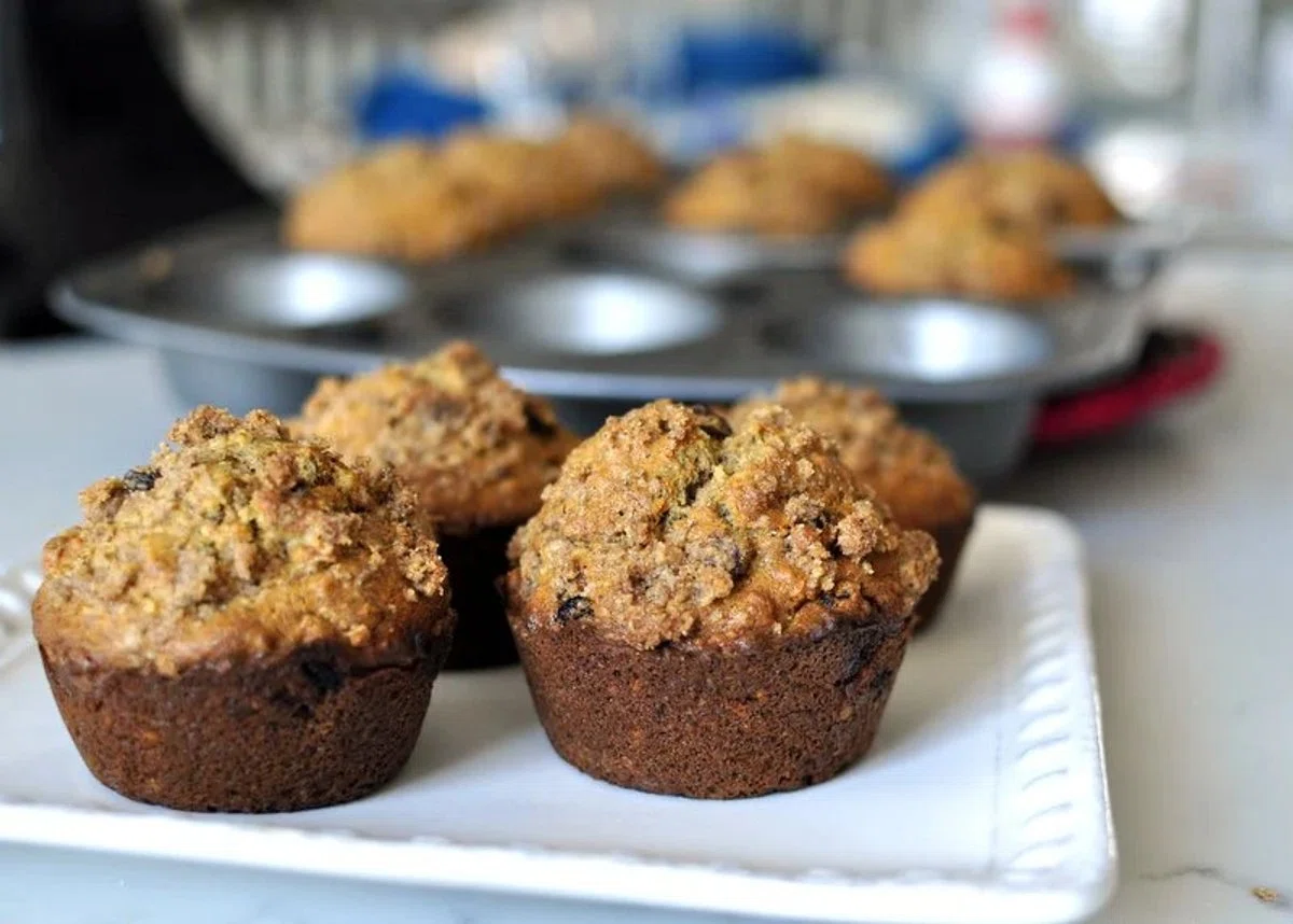 Healthy Cinnamon Raisin Lactation Muffins