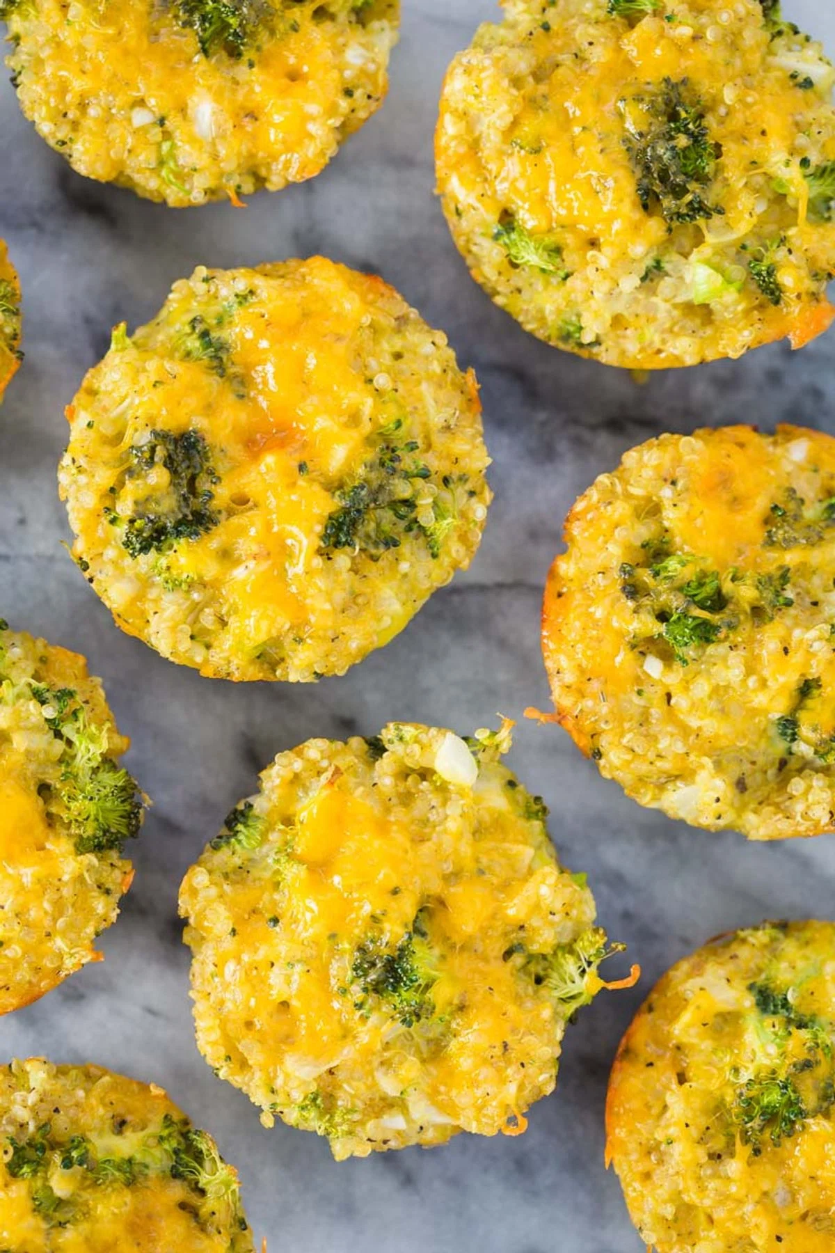 Broccoli & Cheese Quinoa Bites
