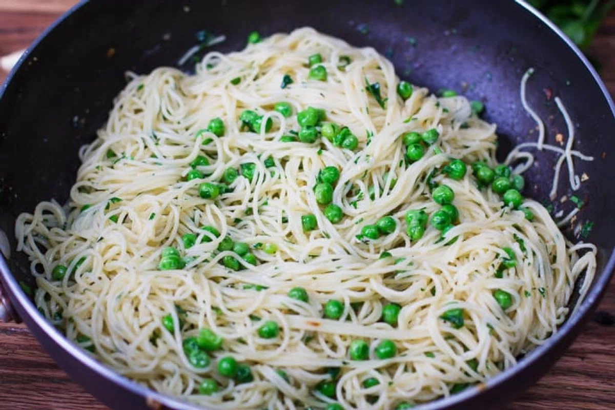 Garlic Buttered Shrimp Pasta