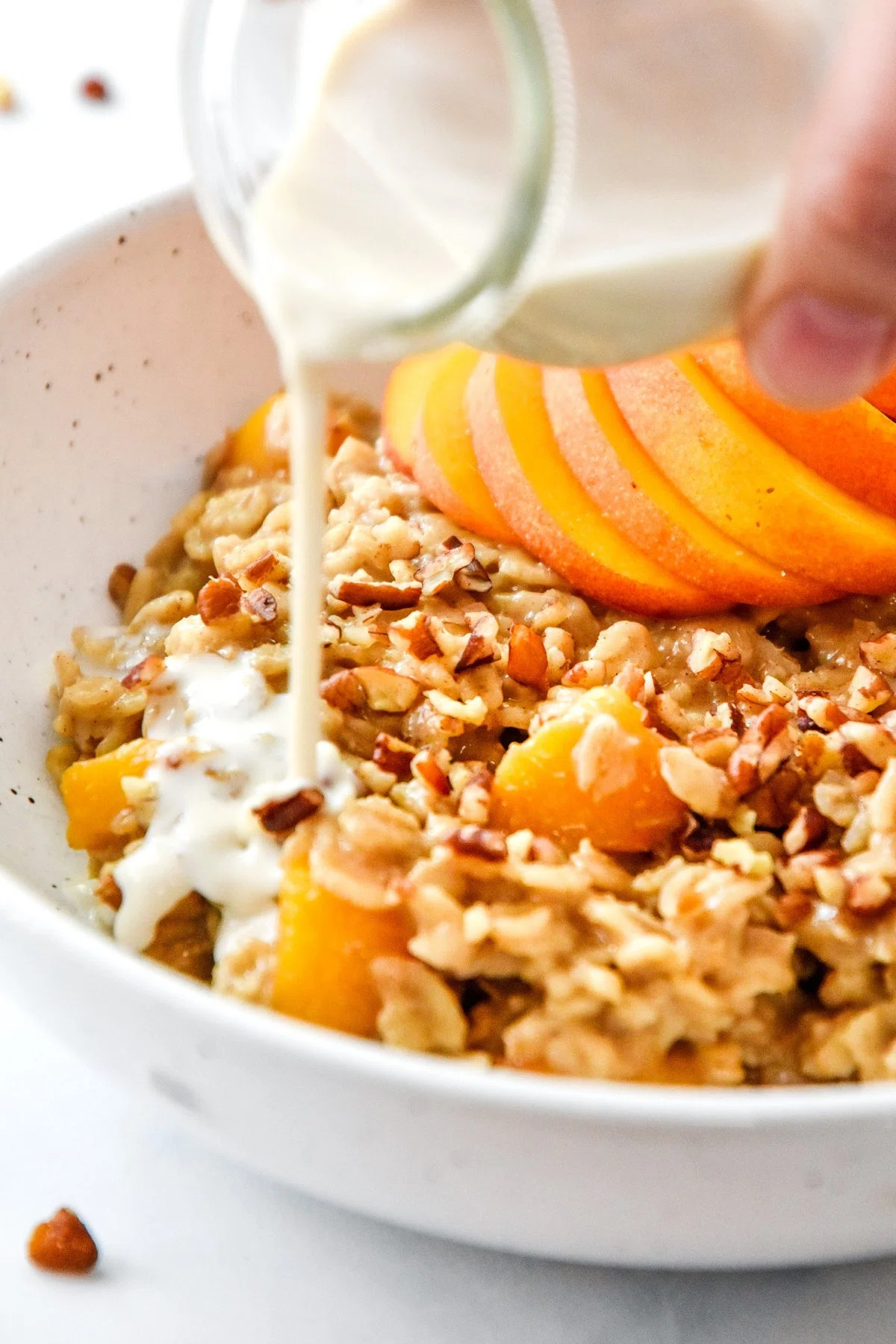 Peaches and Cream Oatmeal