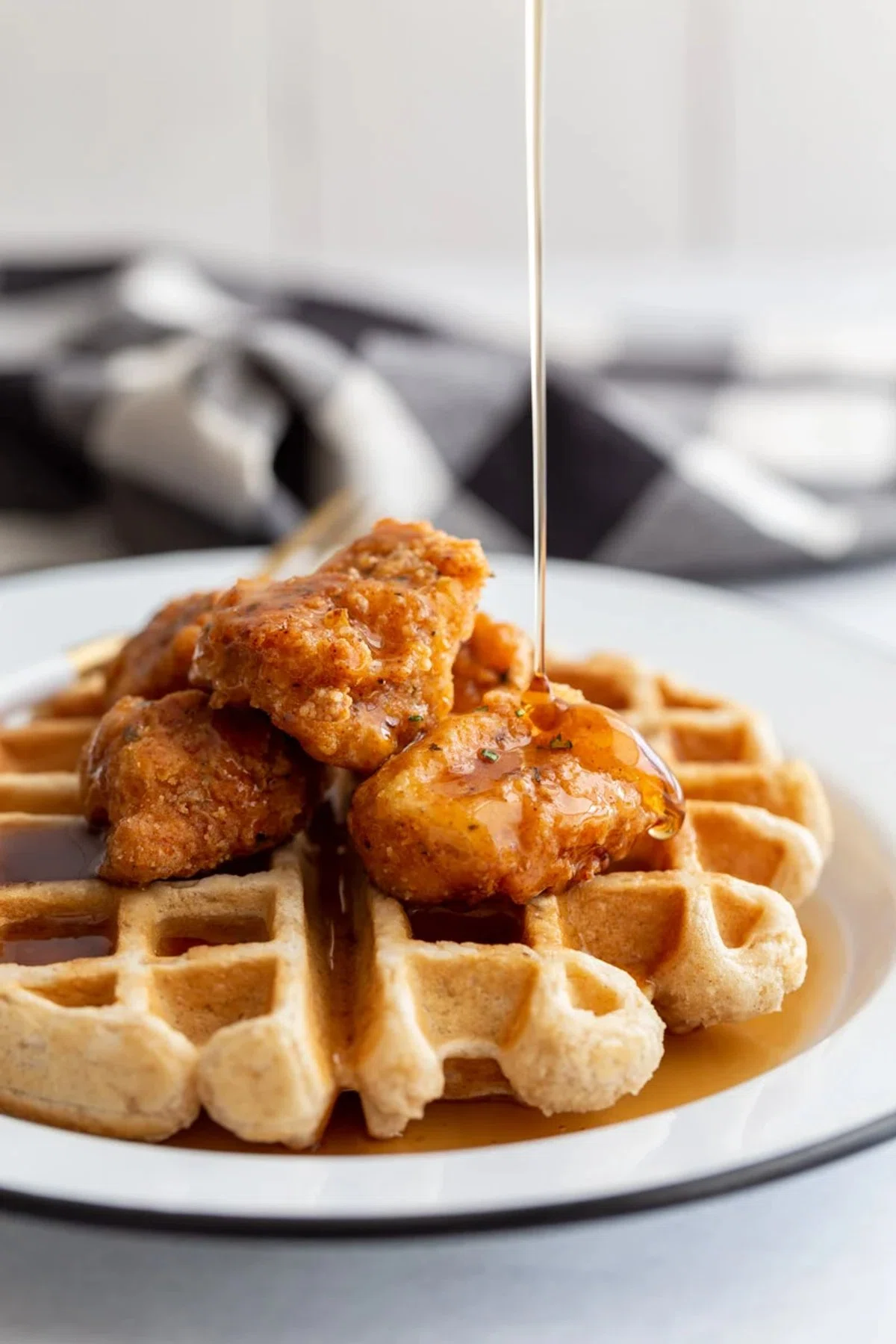 Vegan Chicken and Waffles