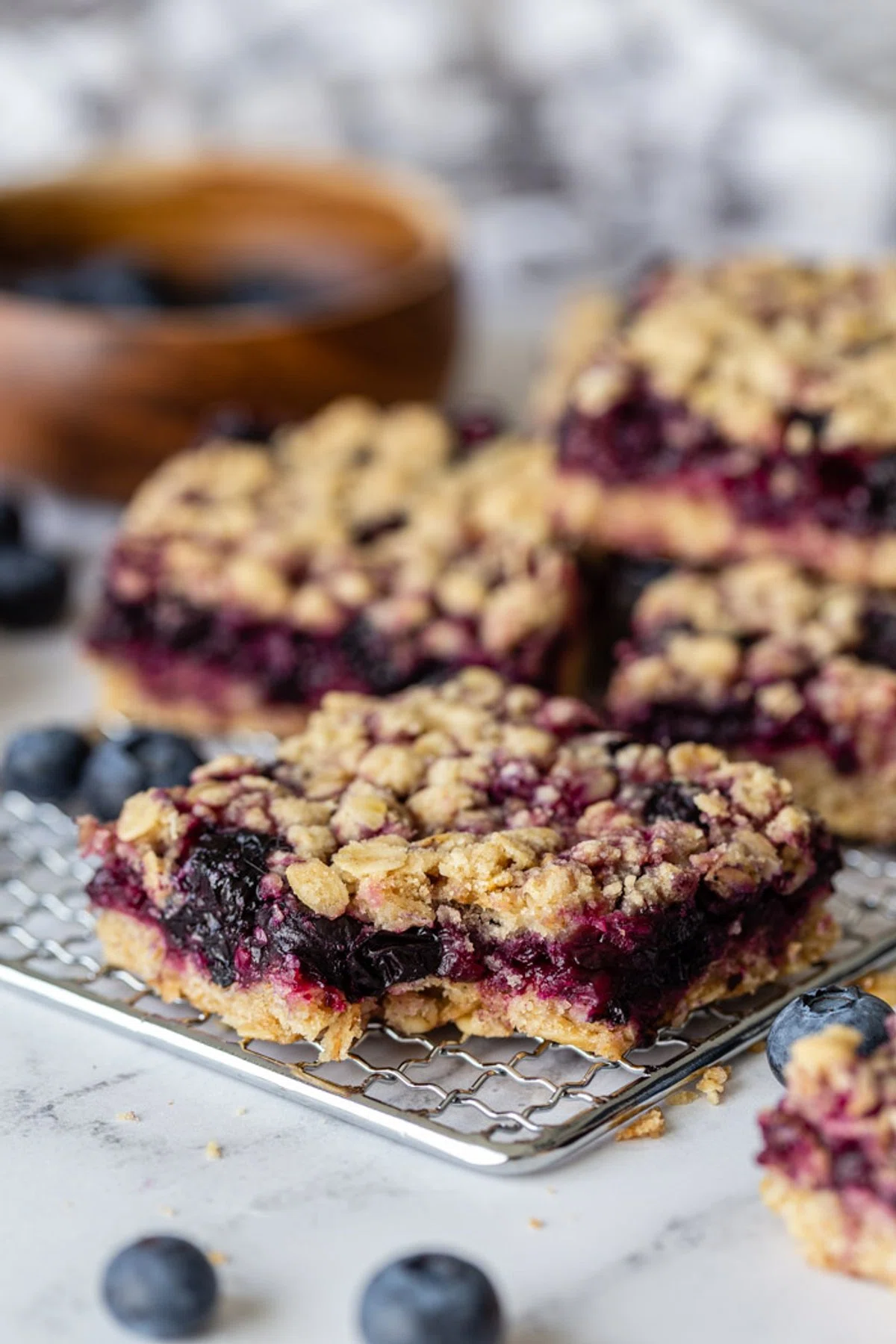 Blueberry Crumble Bars
