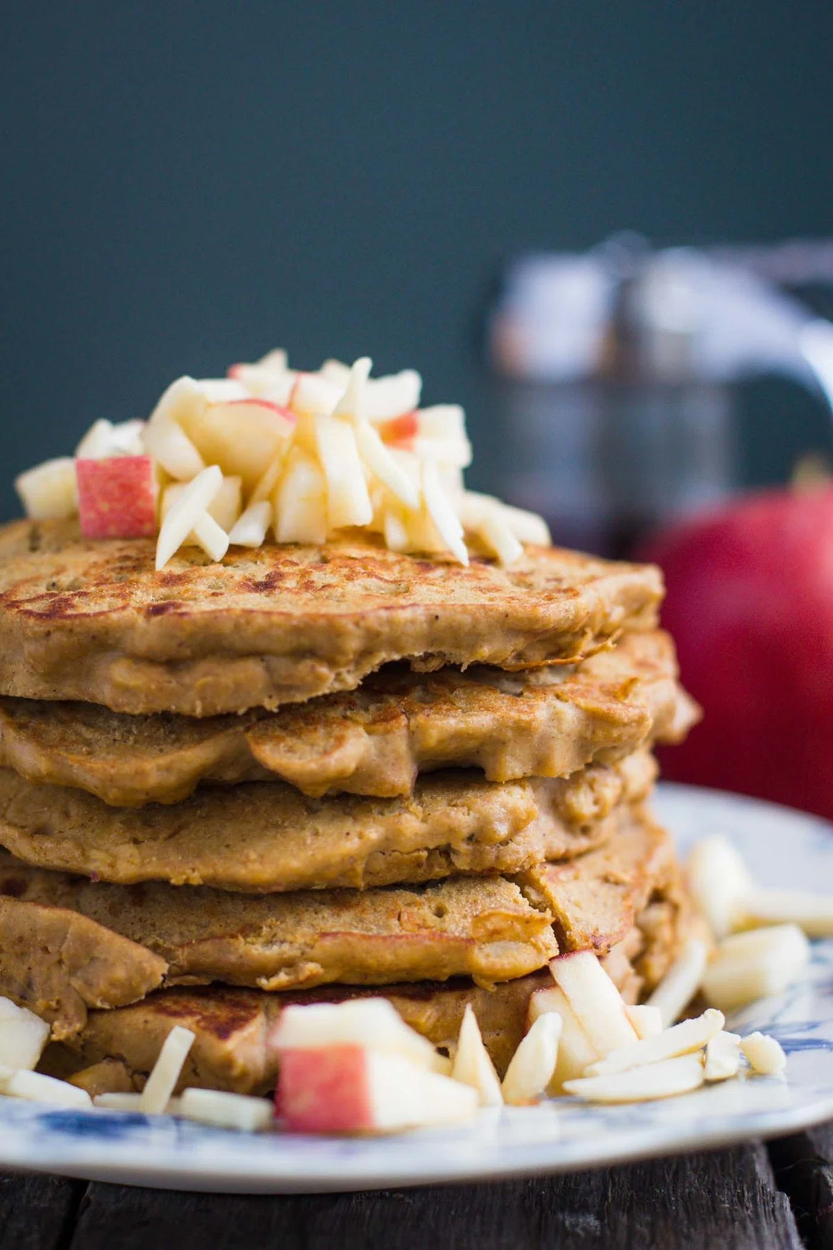 Apple Cinnamon Protein Pancakes