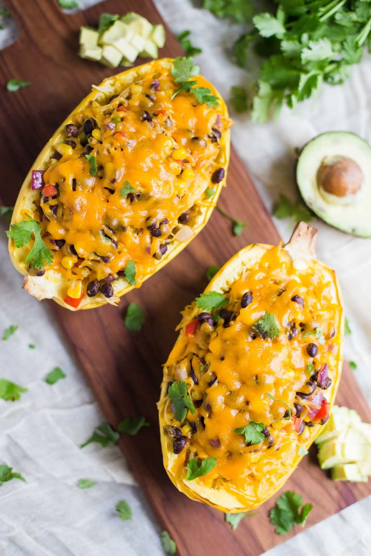 Spaghetti Squash Burrito Bowls