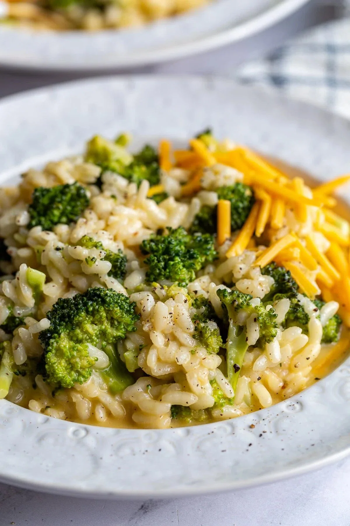 Broccoli Cheese Risotto