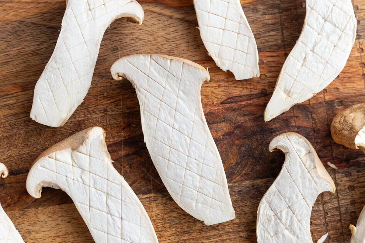 Teriyaki King Oyster Mushrooms