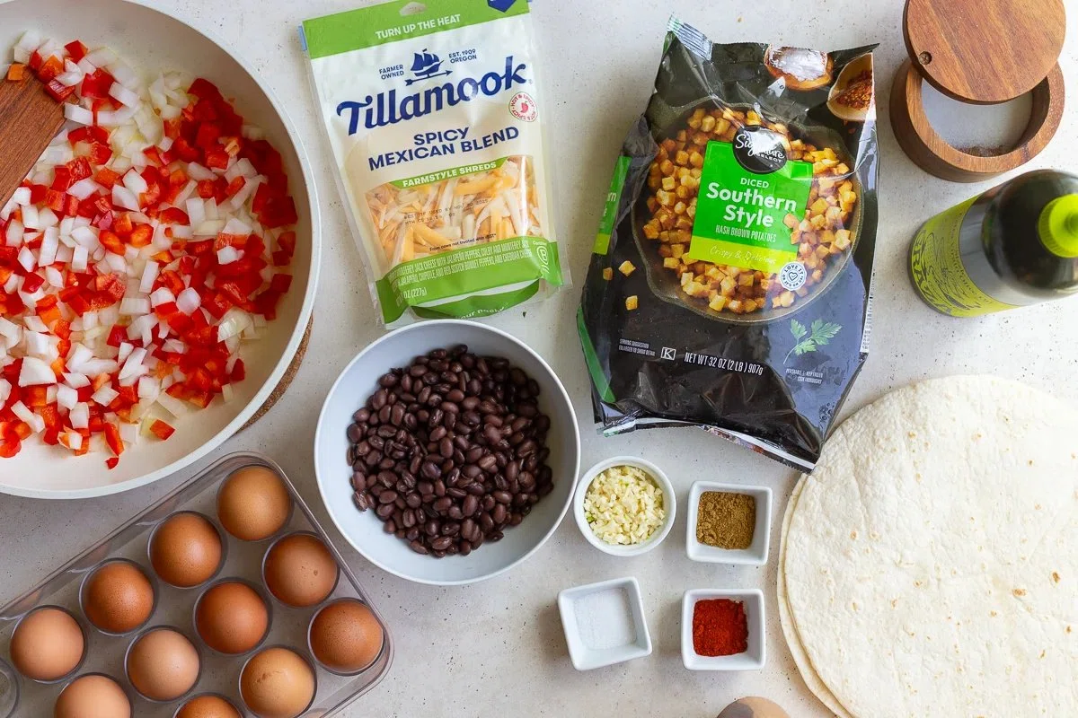 Easy Vegetarian Breakfast Burritos (Freezer-Friendly & Protein-Packed!)