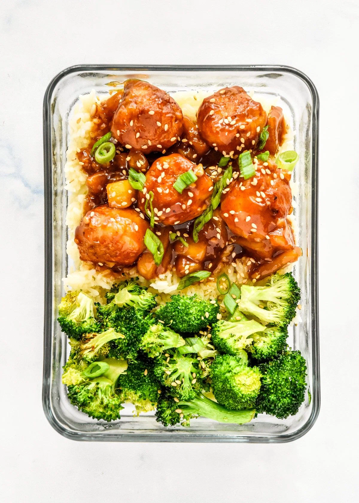 Homemade Pineapple Teriyaki Chicken Meatballs