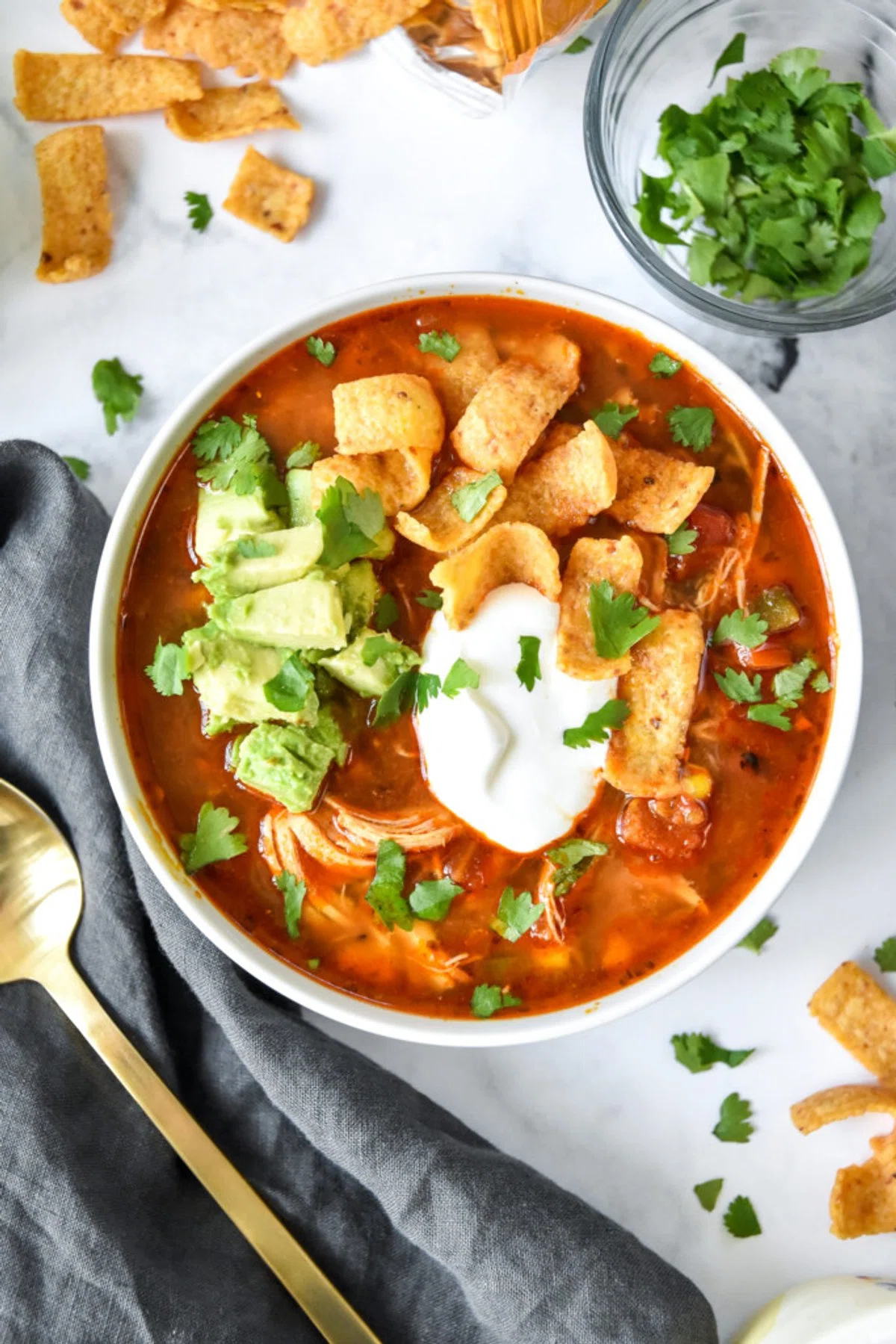 Instant Pot No Bean Chicken Chili