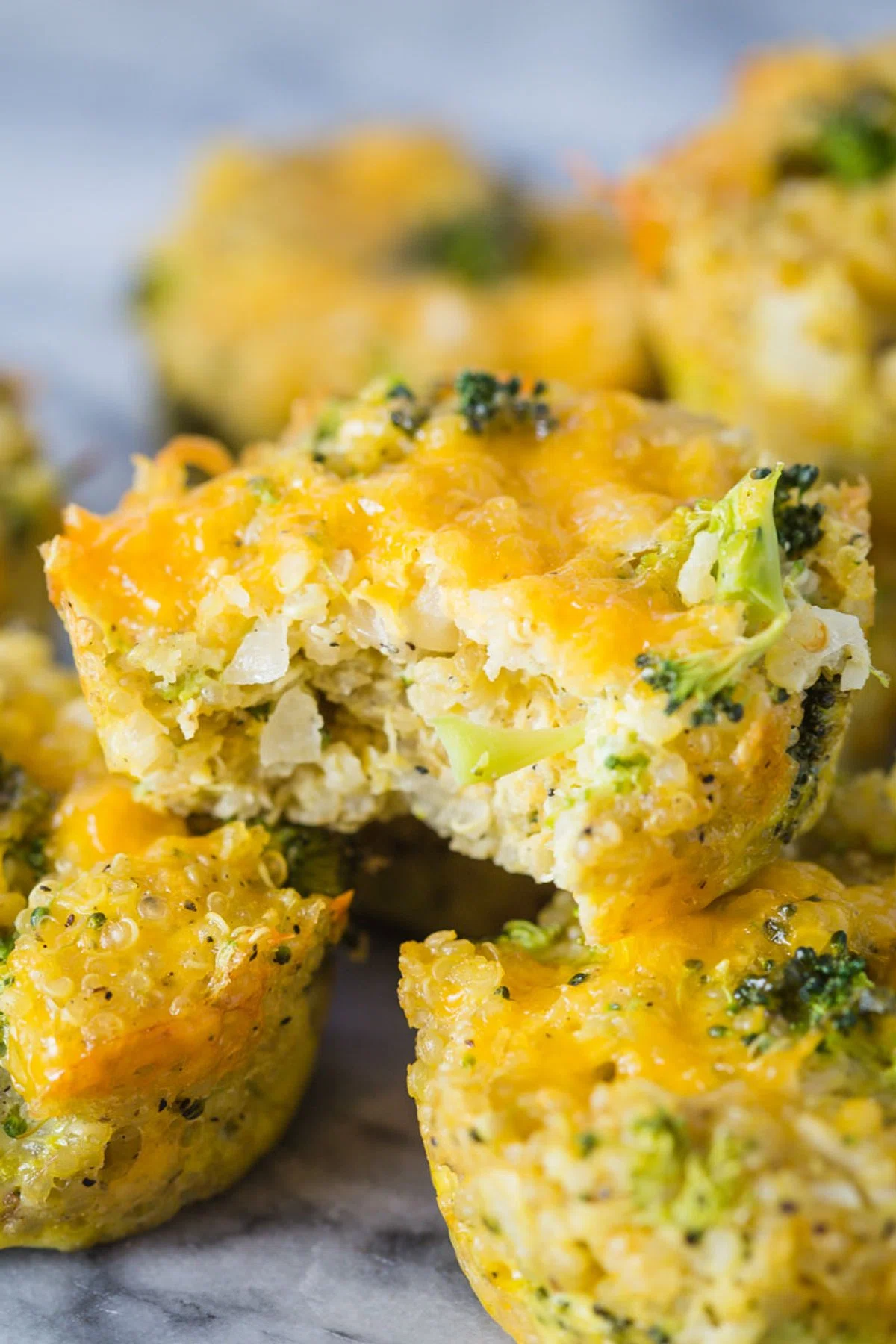 Broccoli & Cheese Quinoa Bites